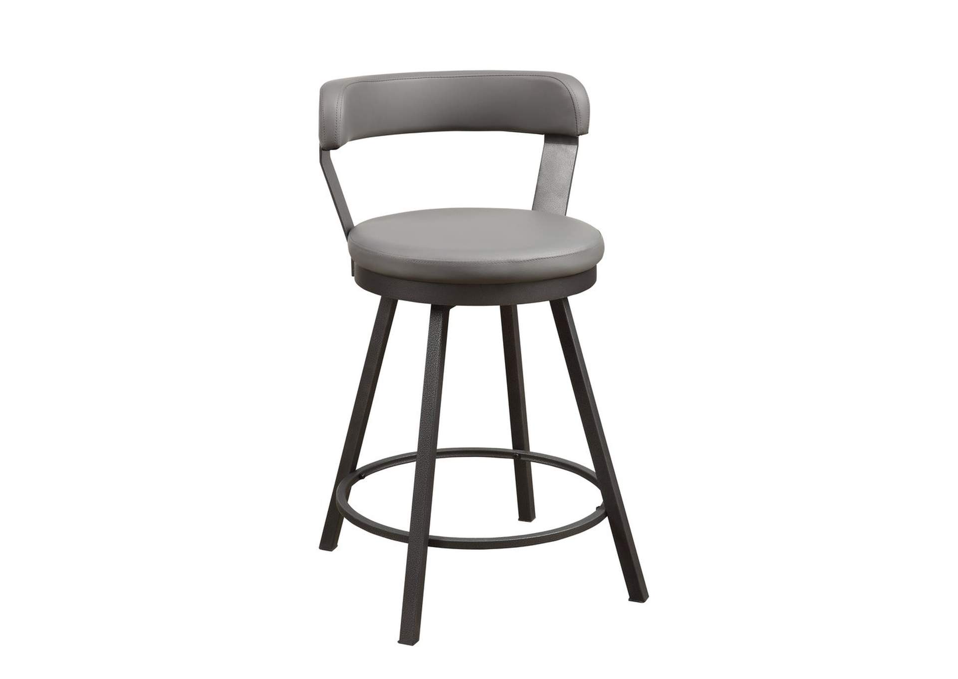 Gray Counter Height Chair, Pu,Homelegance