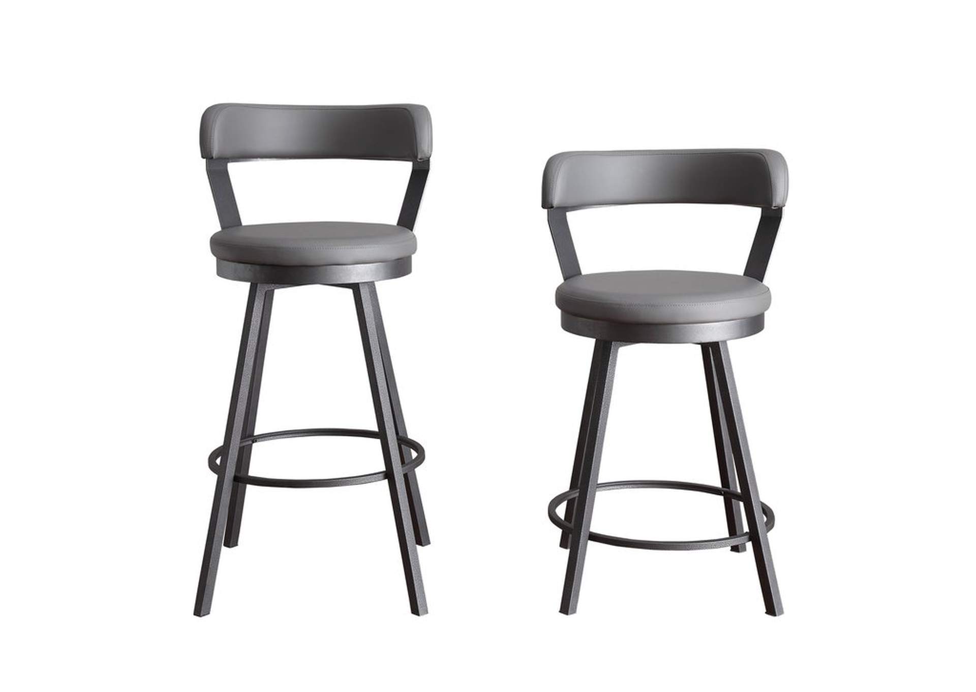 Gray Pub Dining Chair, Pu,Homelegance