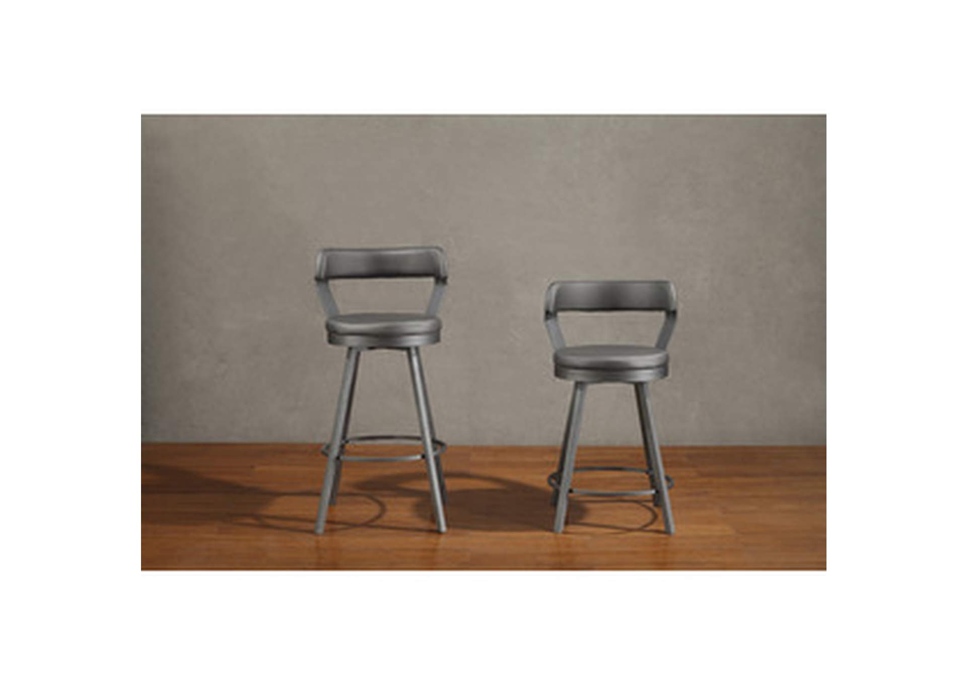Swivel Counter Height Chair, Dark Grey, 3A,Homelegance