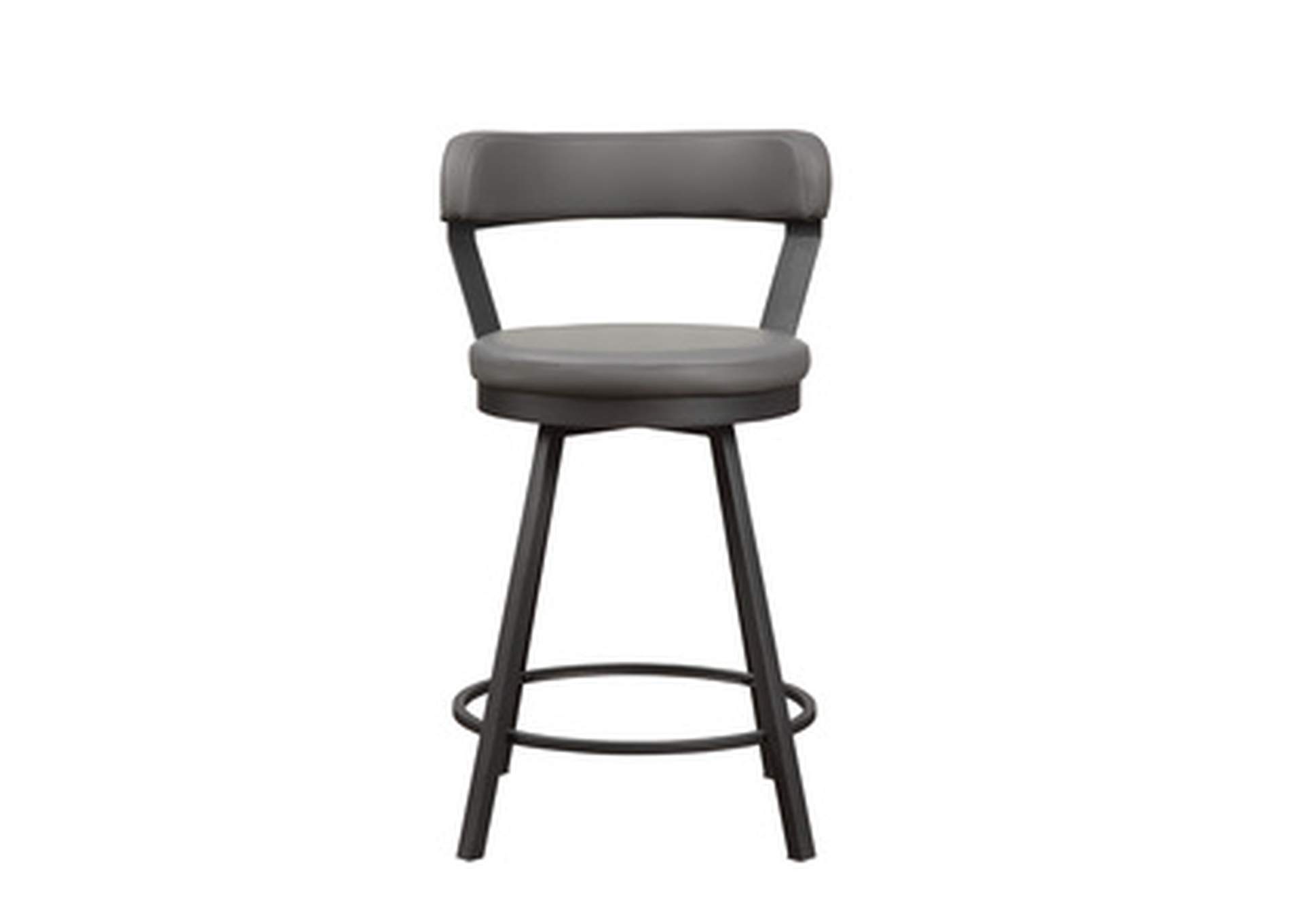 Gray Swivel Counter Height Chair, Gray, 3A,Homelegance