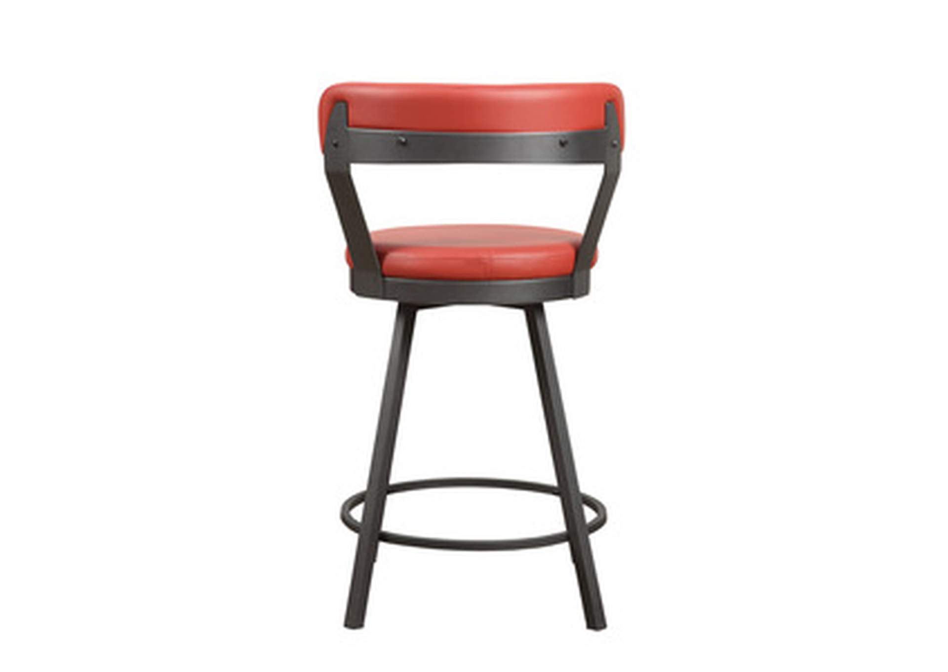 Red Swivel Counter Height Chair, Red, 3A,Homelegance