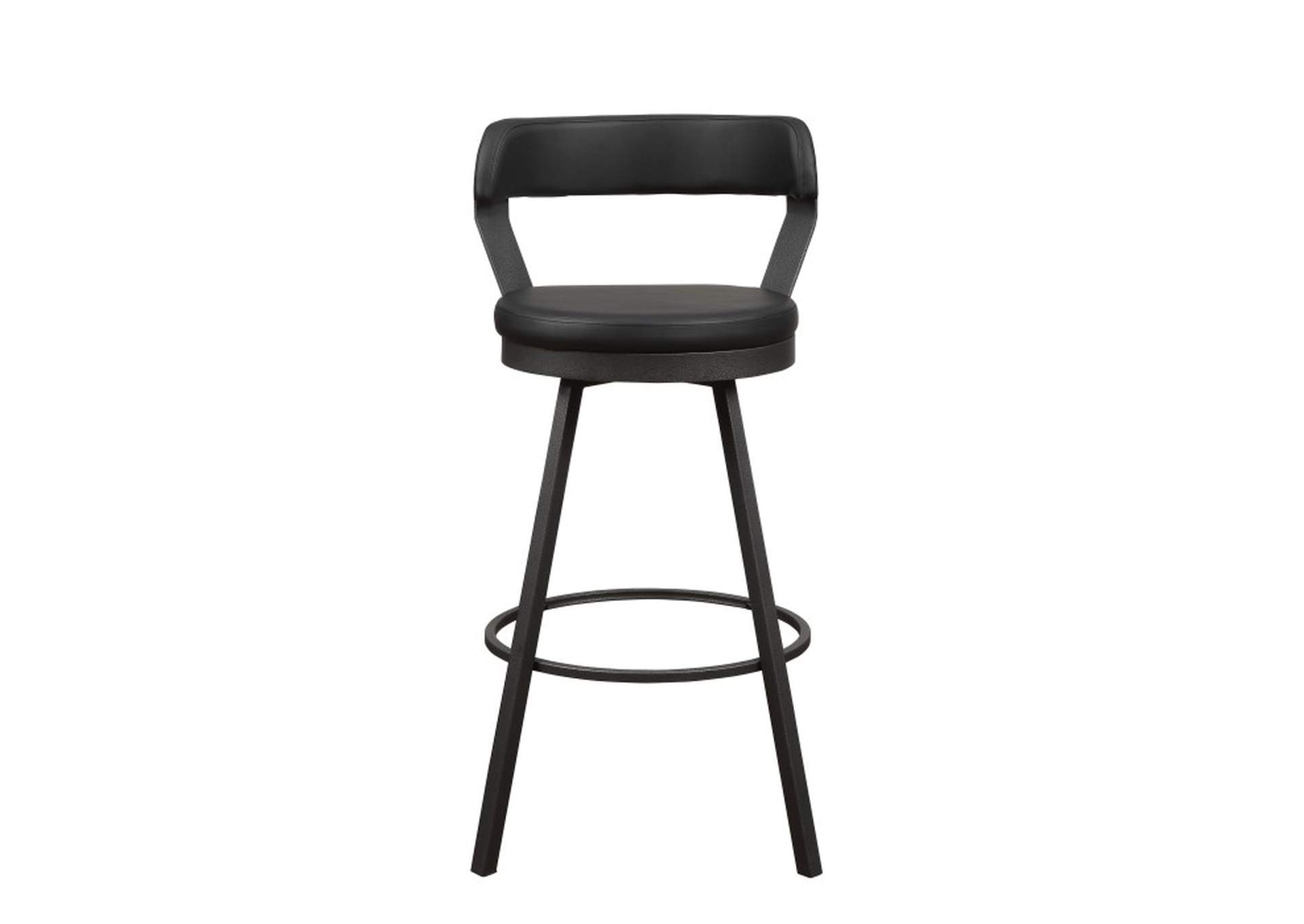 Appert Swivel Pub Height Chair, Black,Homelegance