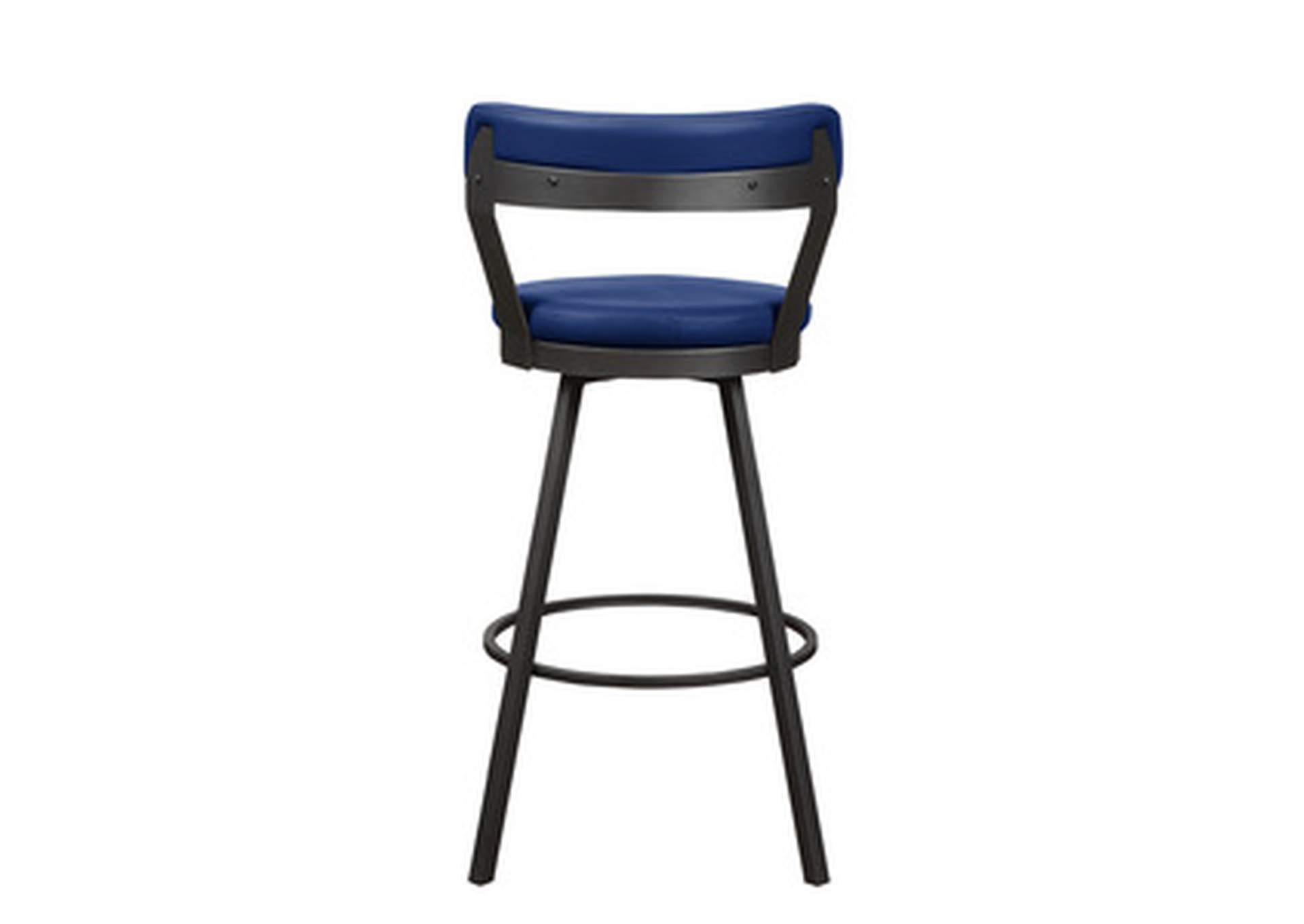 Swivel Pub Height Chair, Blue, 3A,Homelegance