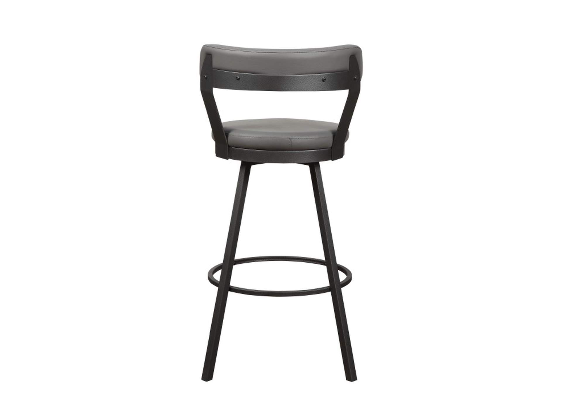 Appert Swivel Pub Height Chair, Gray,Homelegance