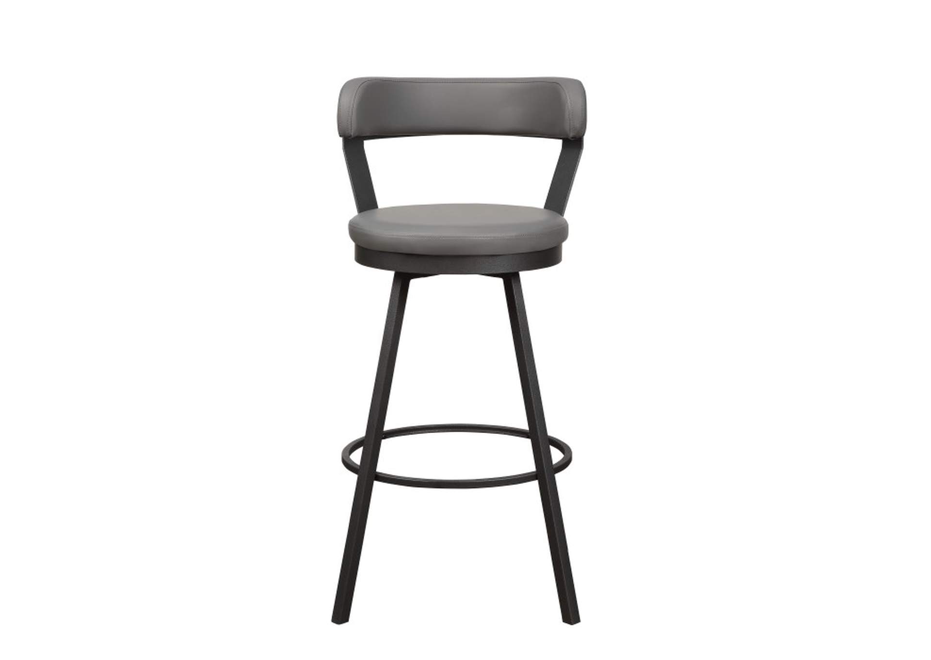 Appert Swivel Pub Height Chair, Gray,Homelegance