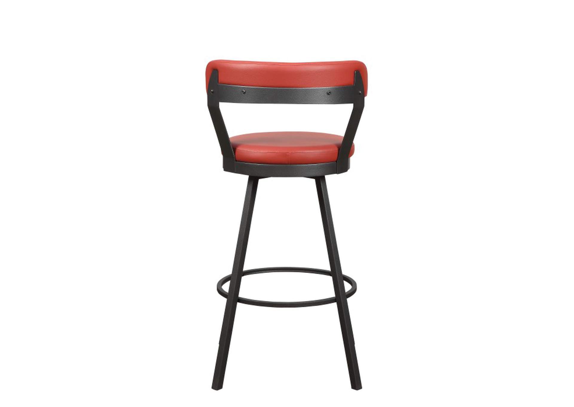 Appert Swivel Pub Height Chair, Red,Homelegance