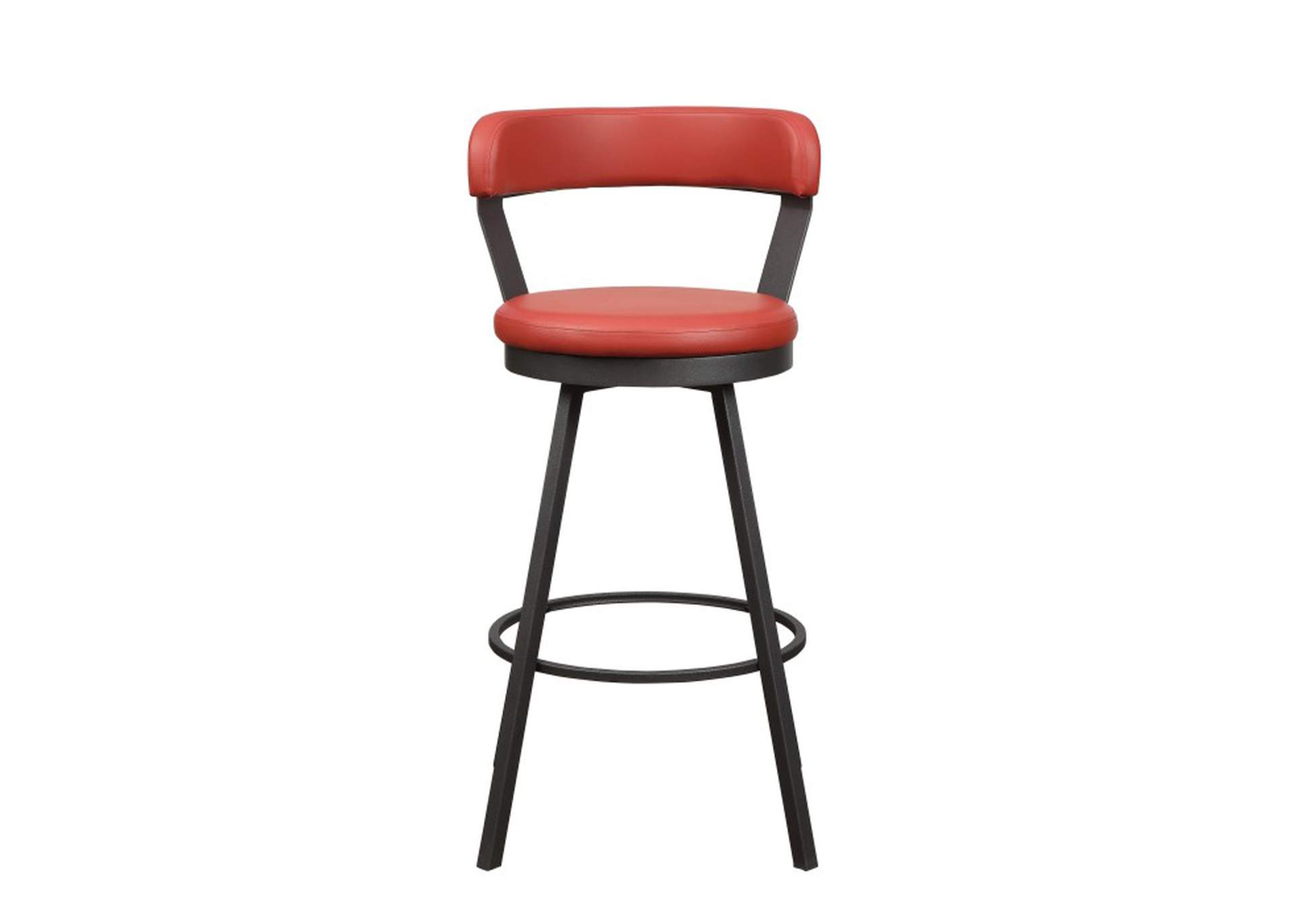 Appert Swivel Pub Height Chair, Red,Homelegance