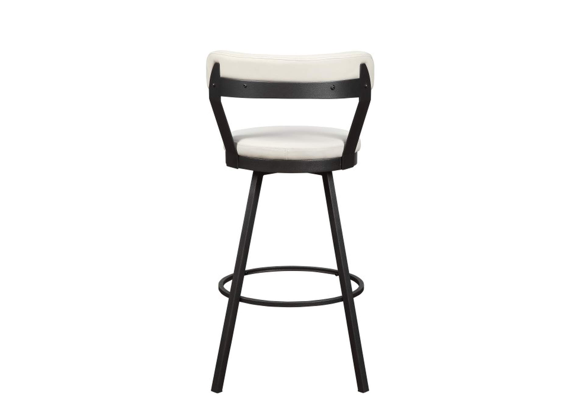 Appert Swivel Pub Height Chair, White,Homelegance