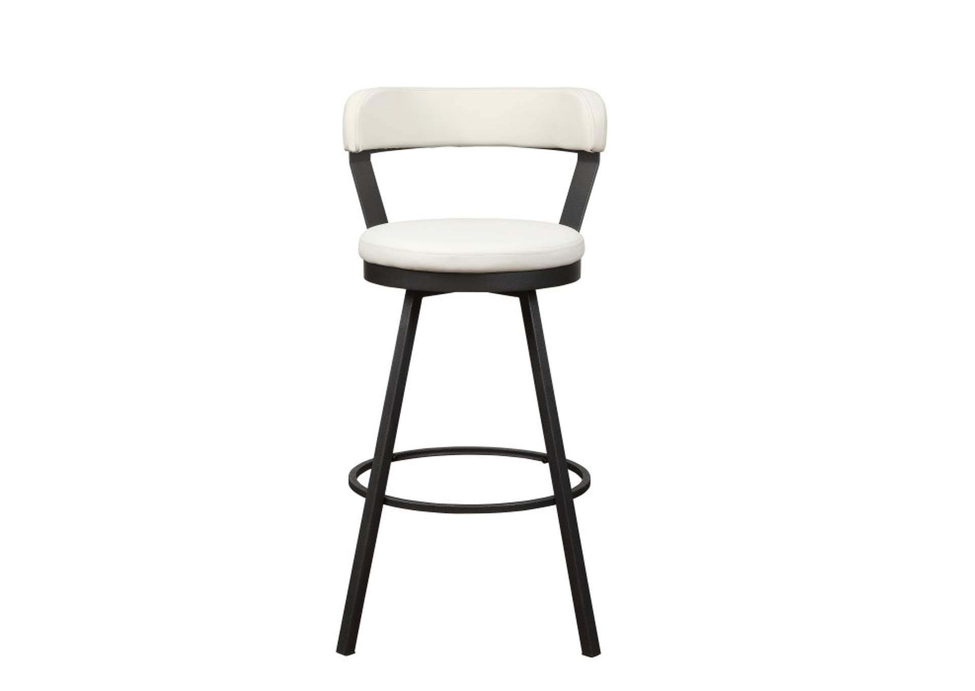 Appert Swivel Pub Height Chair, White,Homelegance