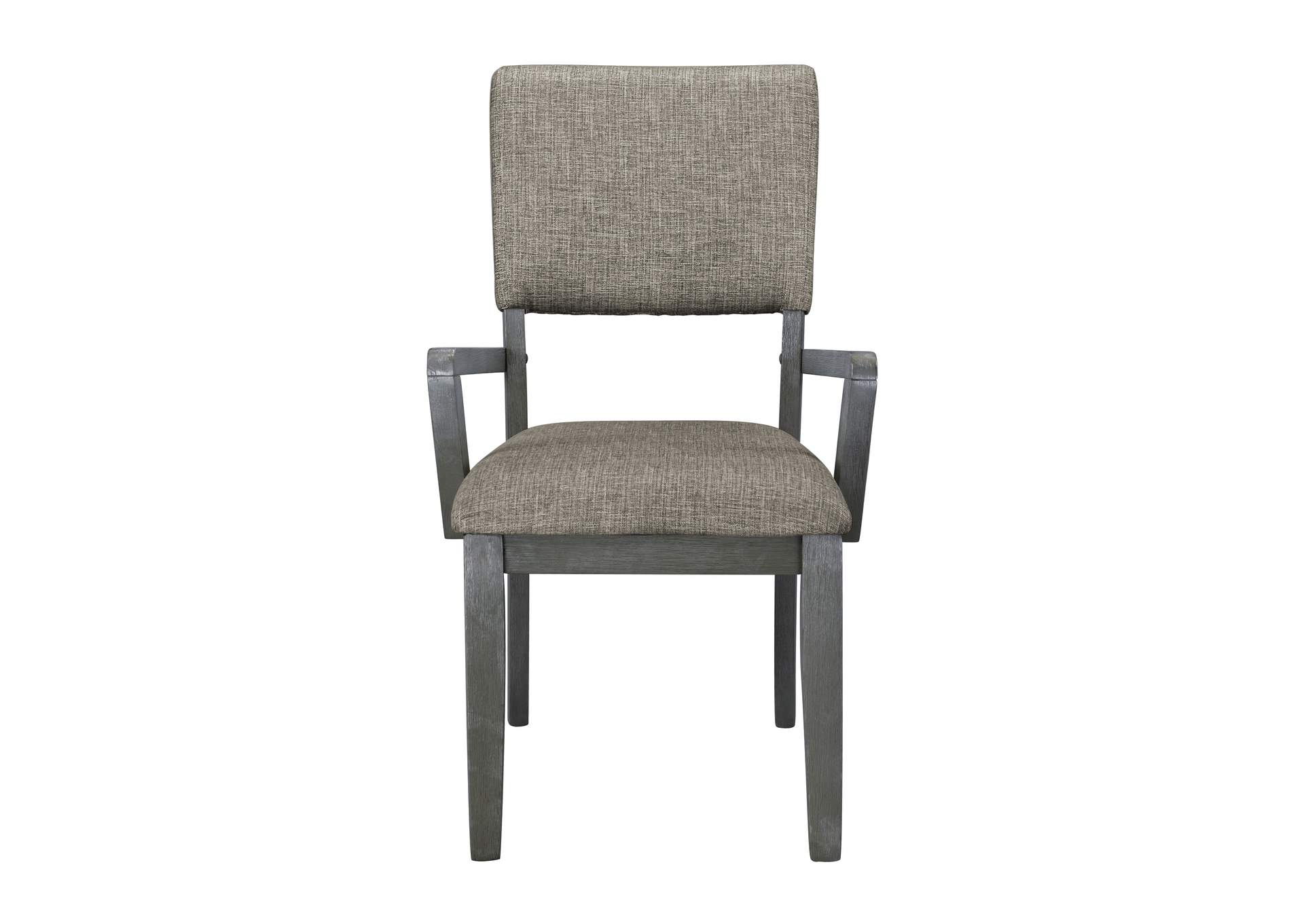 Grey Arm Chair [Set of 2],Homelegance