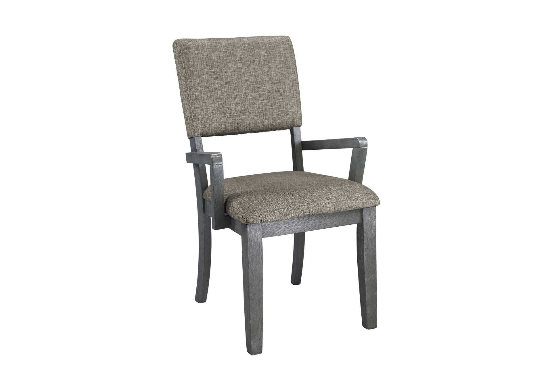 Grey Arm Chair [Set of 2],Homelegance