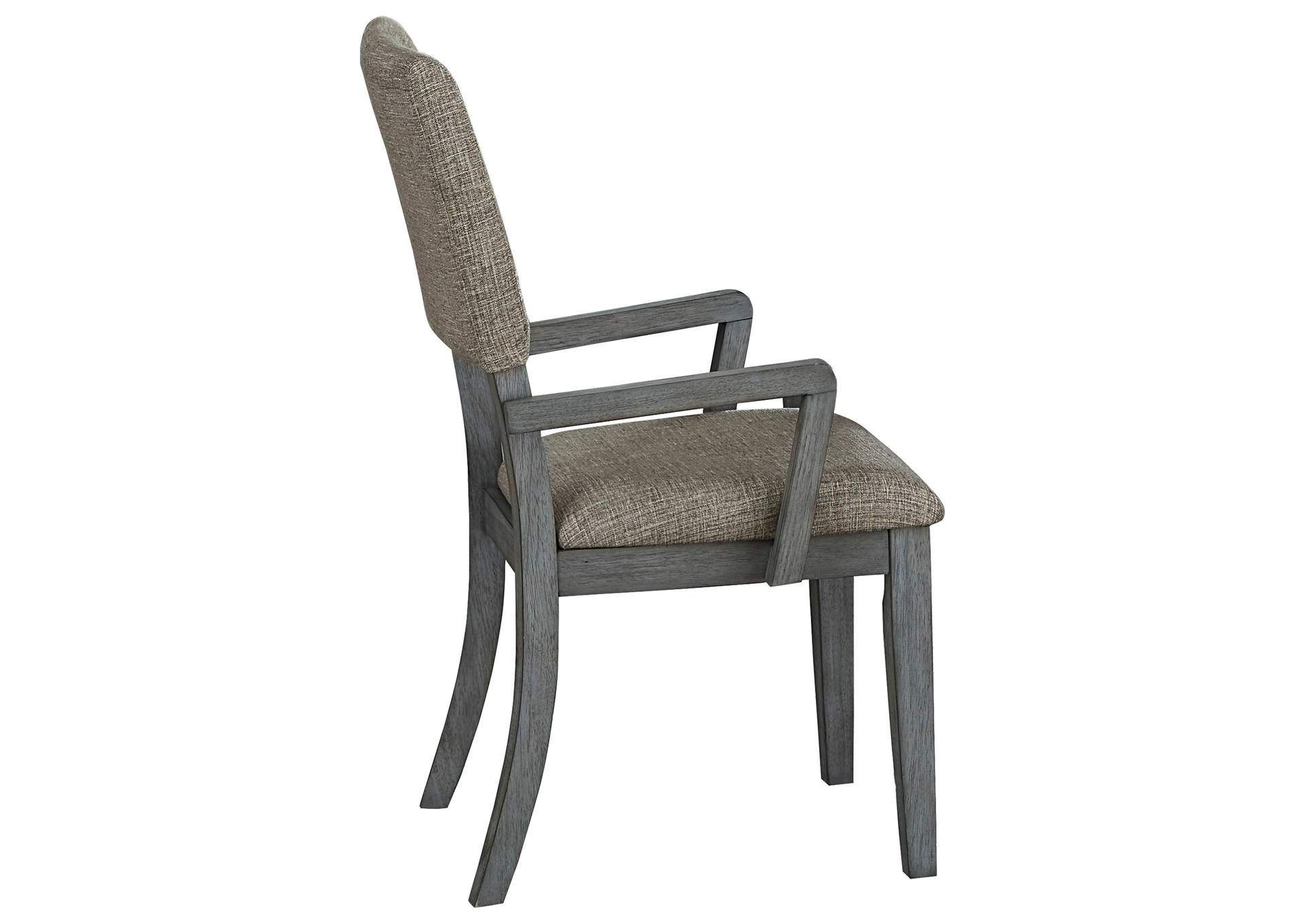 Grey Arm Chair [Set of 2],Homelegance