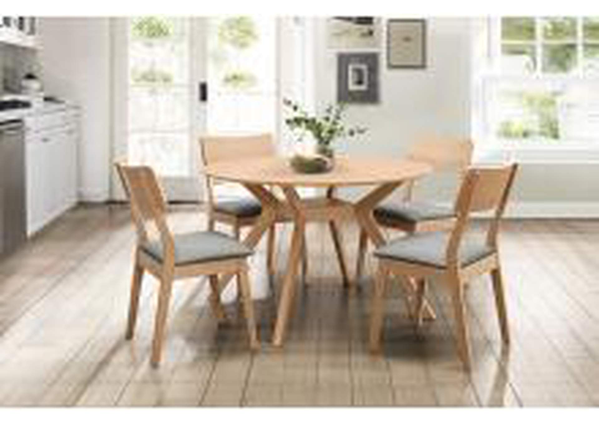 Hamar Round Dining Table,Homelegance
