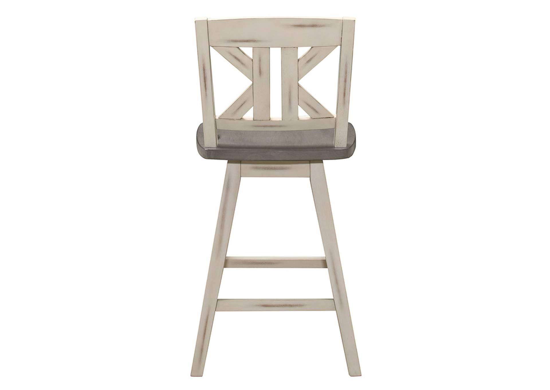 Amsonia Swivel Counter Height Chair,Homelegance