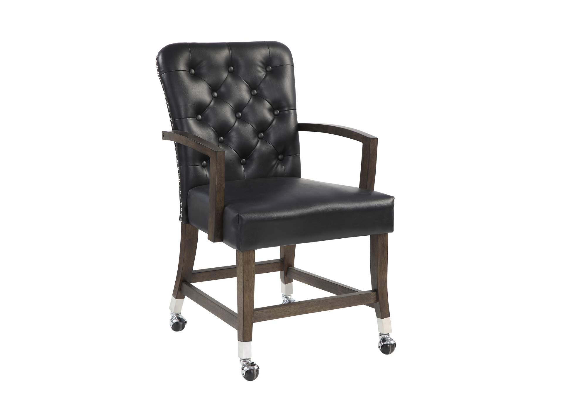 Black Arm Chair [Set of 2],Homelegance