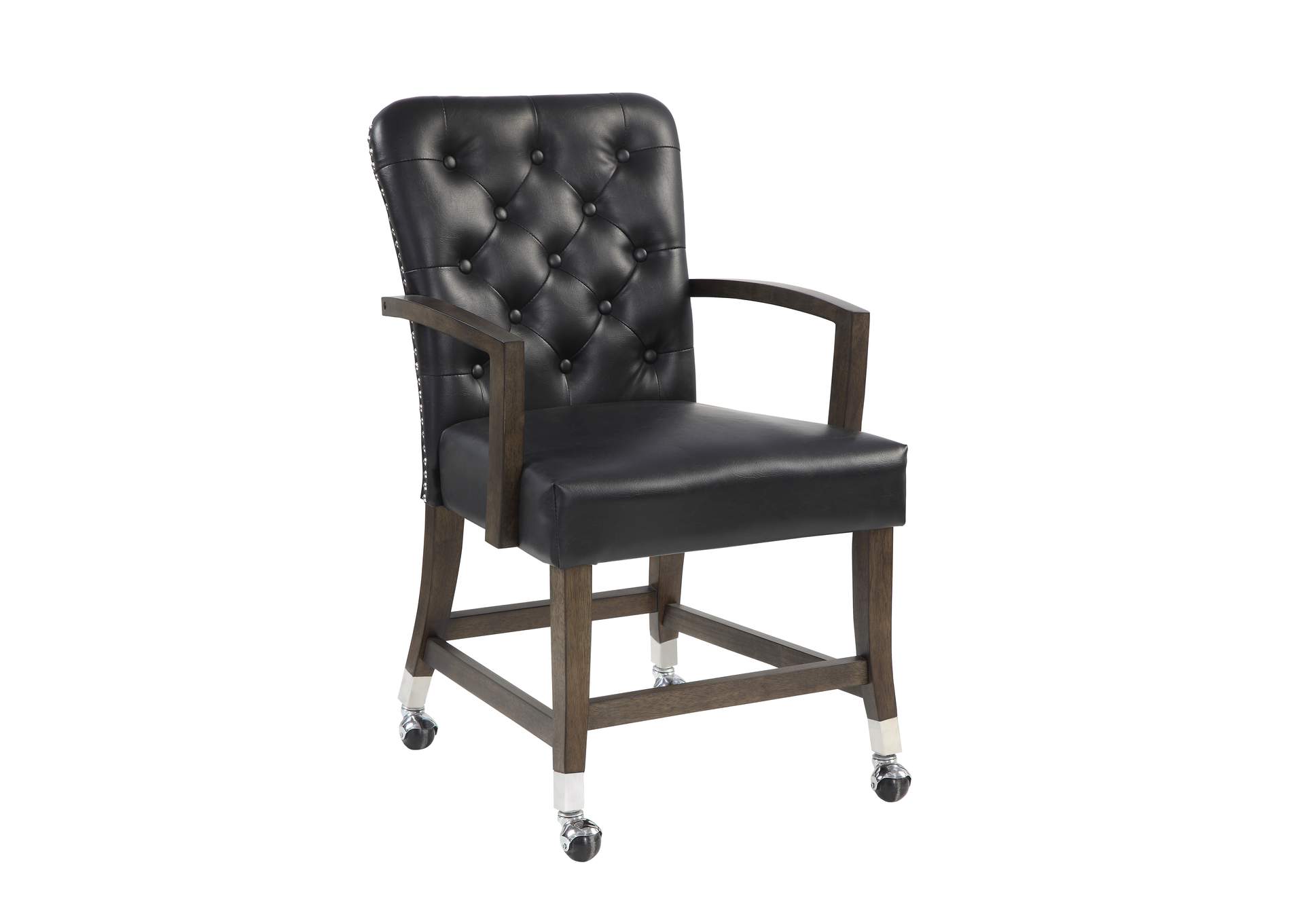 Black Arm Chair [Set of 2],Homelegance