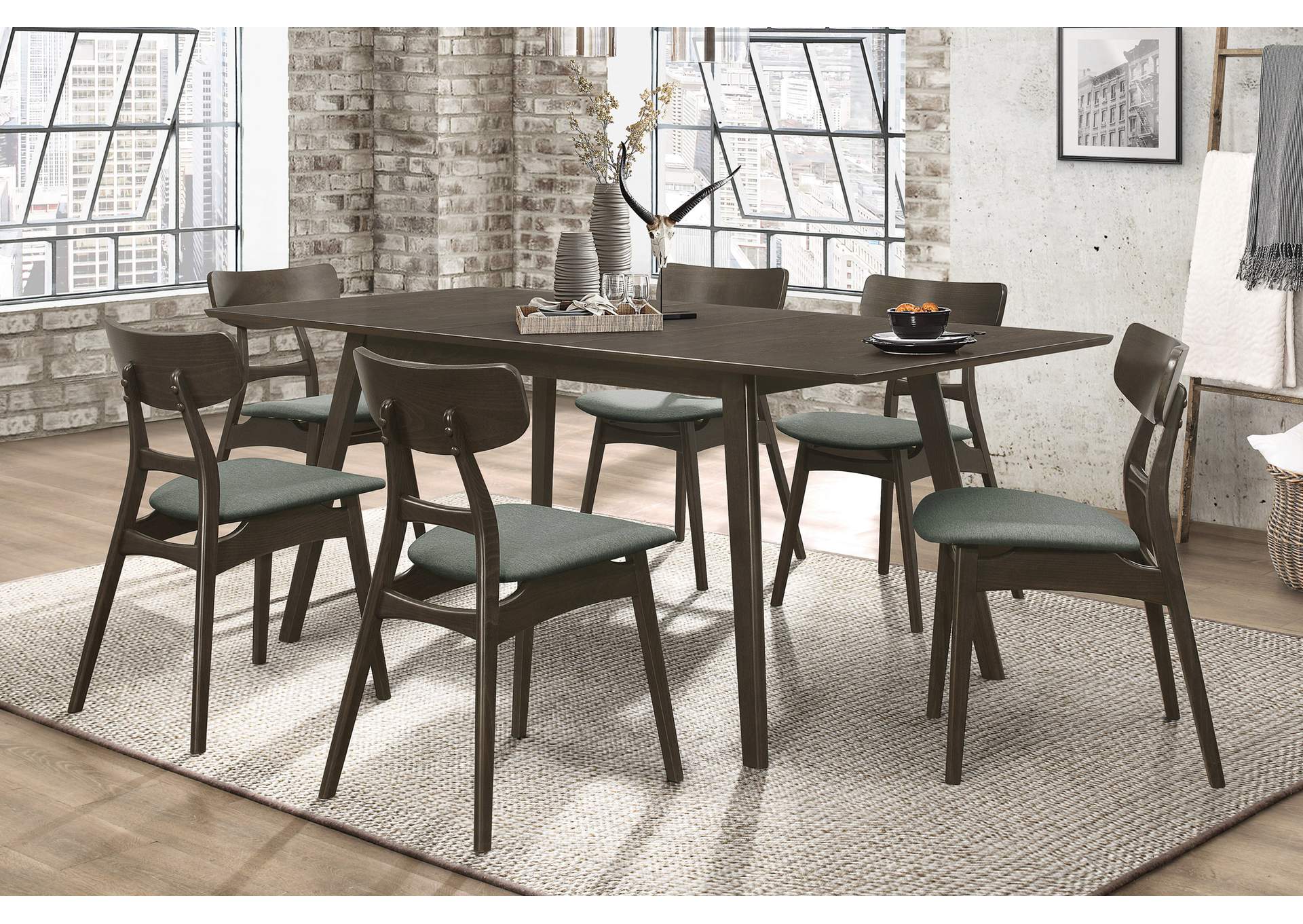 Brown Dining Table,Homelegance