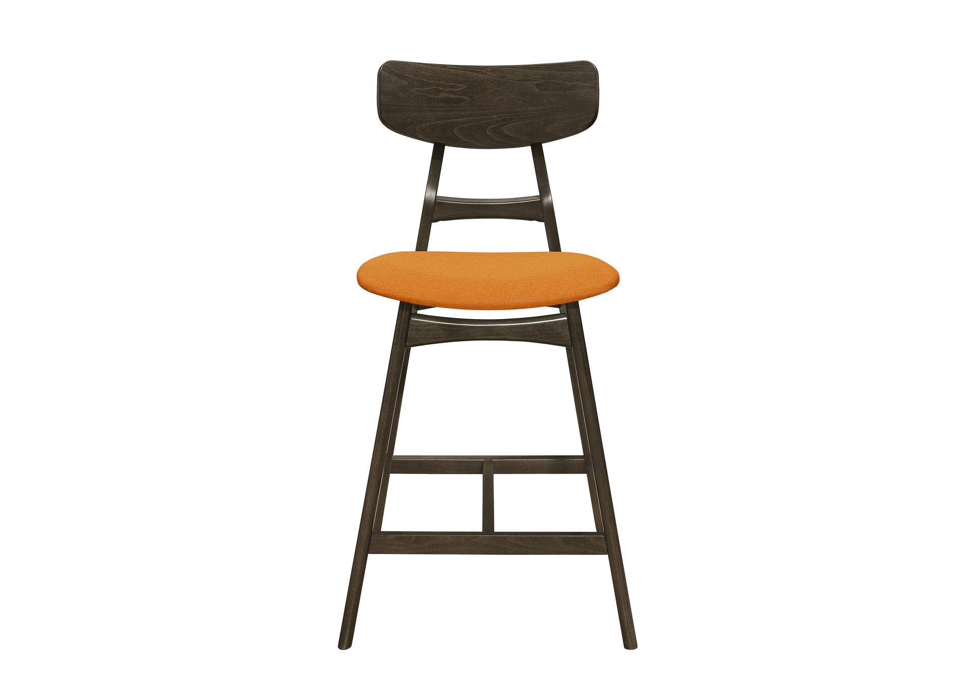Orange Counter Height Chair [Set of 2],Homelegance