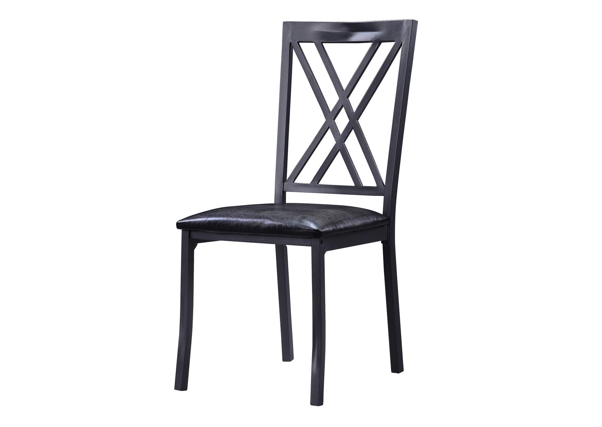 Waite Black Side Chair [Set Of 4],Homelegance