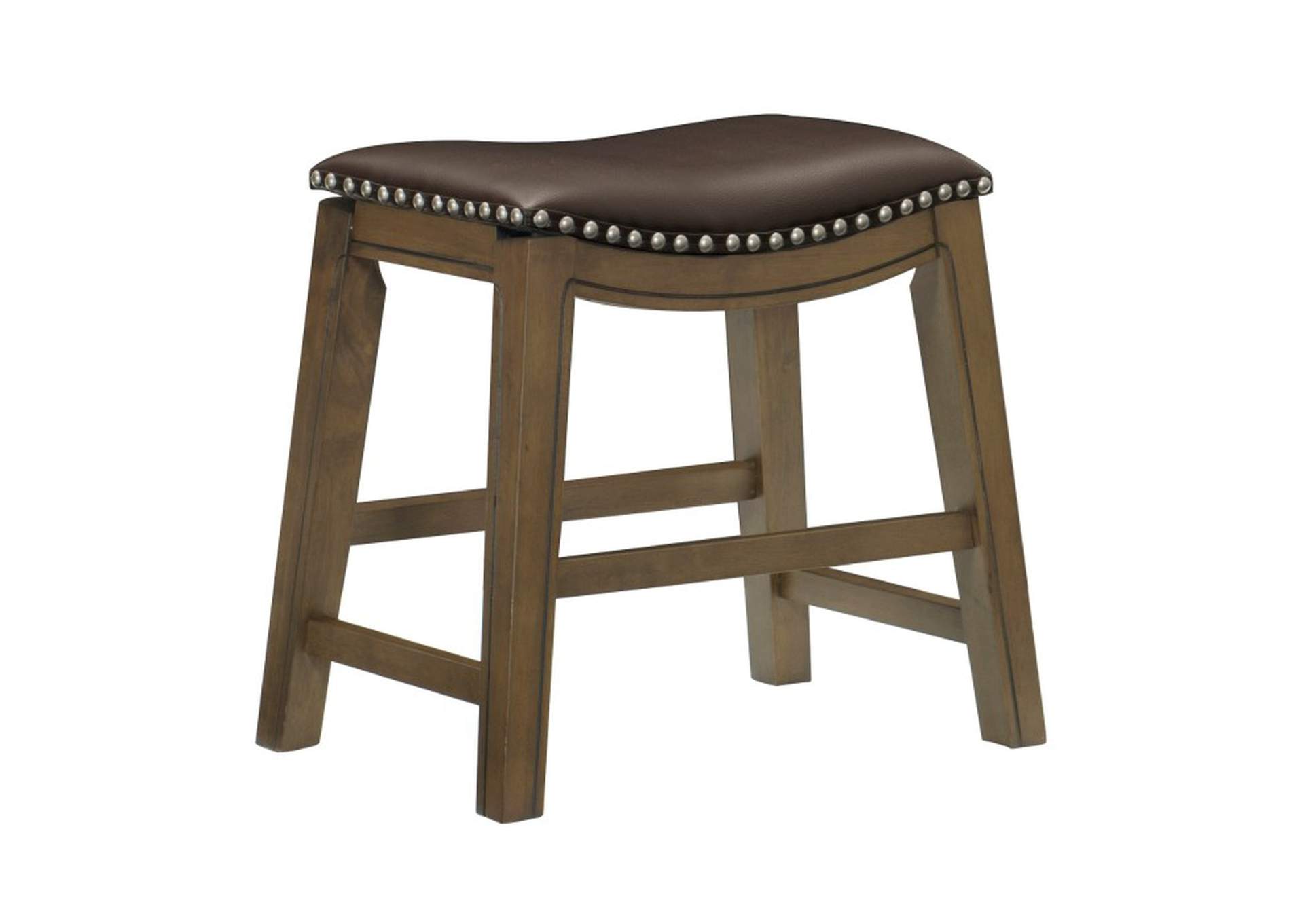 Ordway 18 Dining Stool, Brown,Homelegance