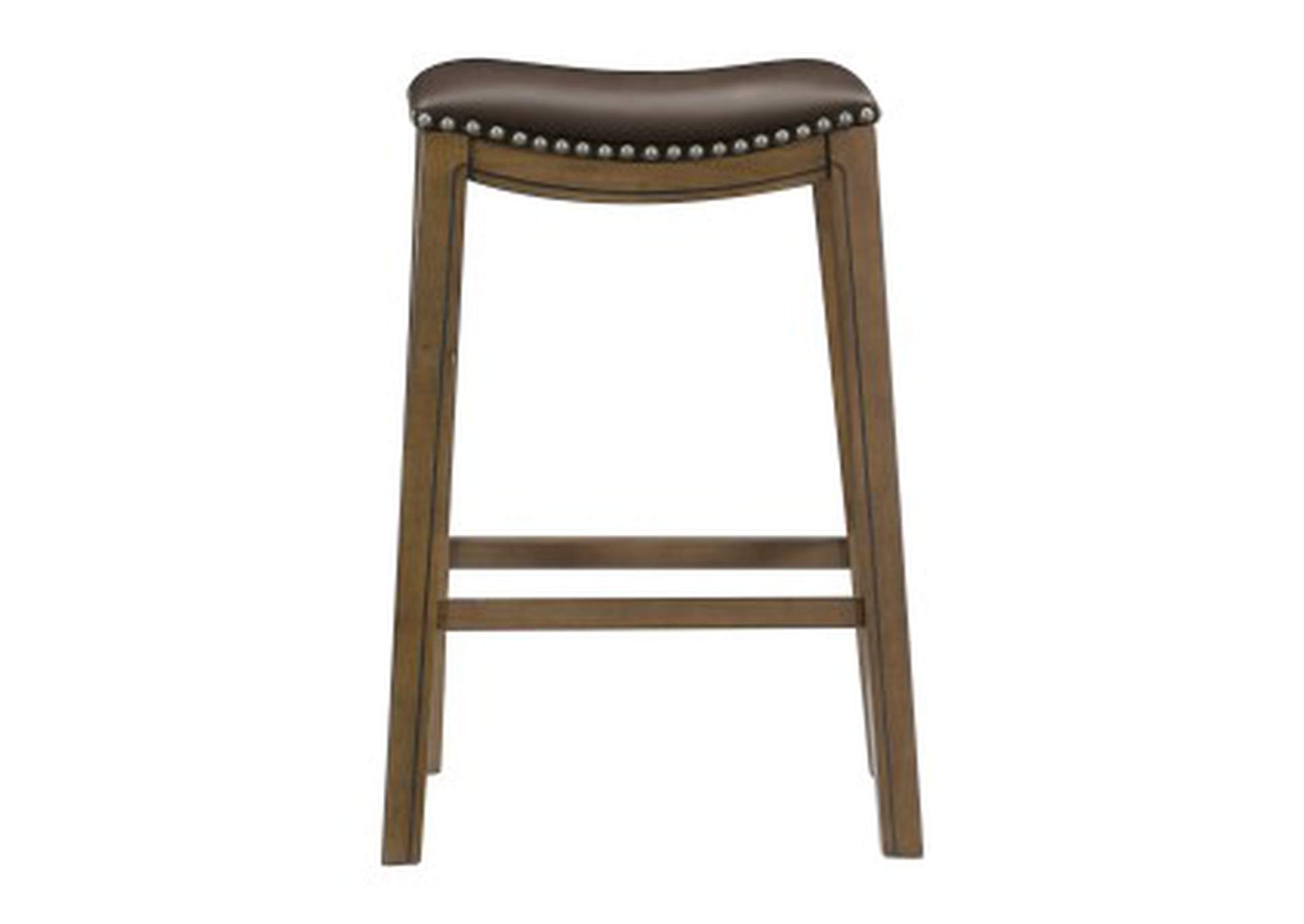 Counter & Bar Height Stools Brown 29" Stool With Brown Pu,Homelegance