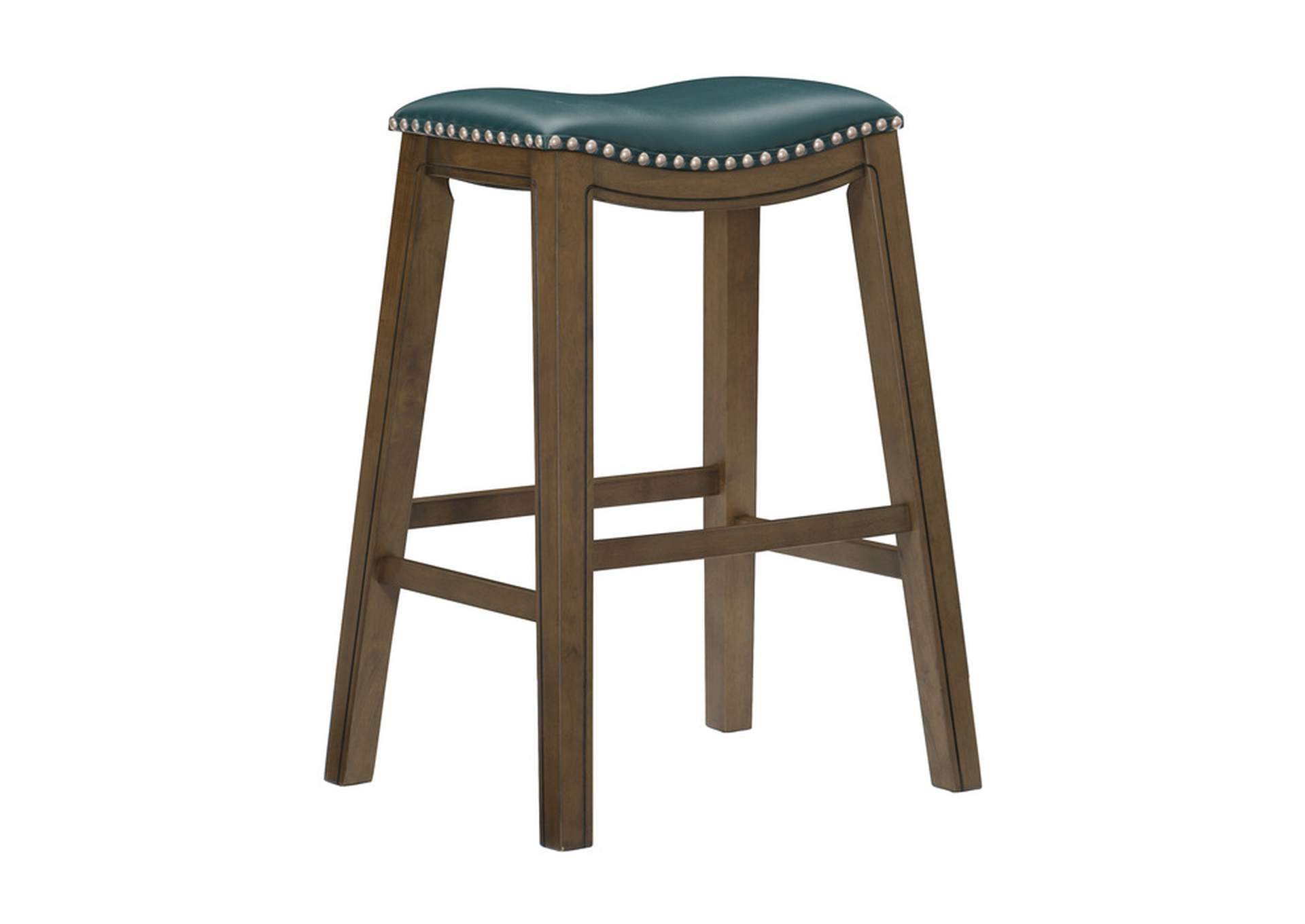 Ordway 29 Pub Height Stool, Green,Homelegance