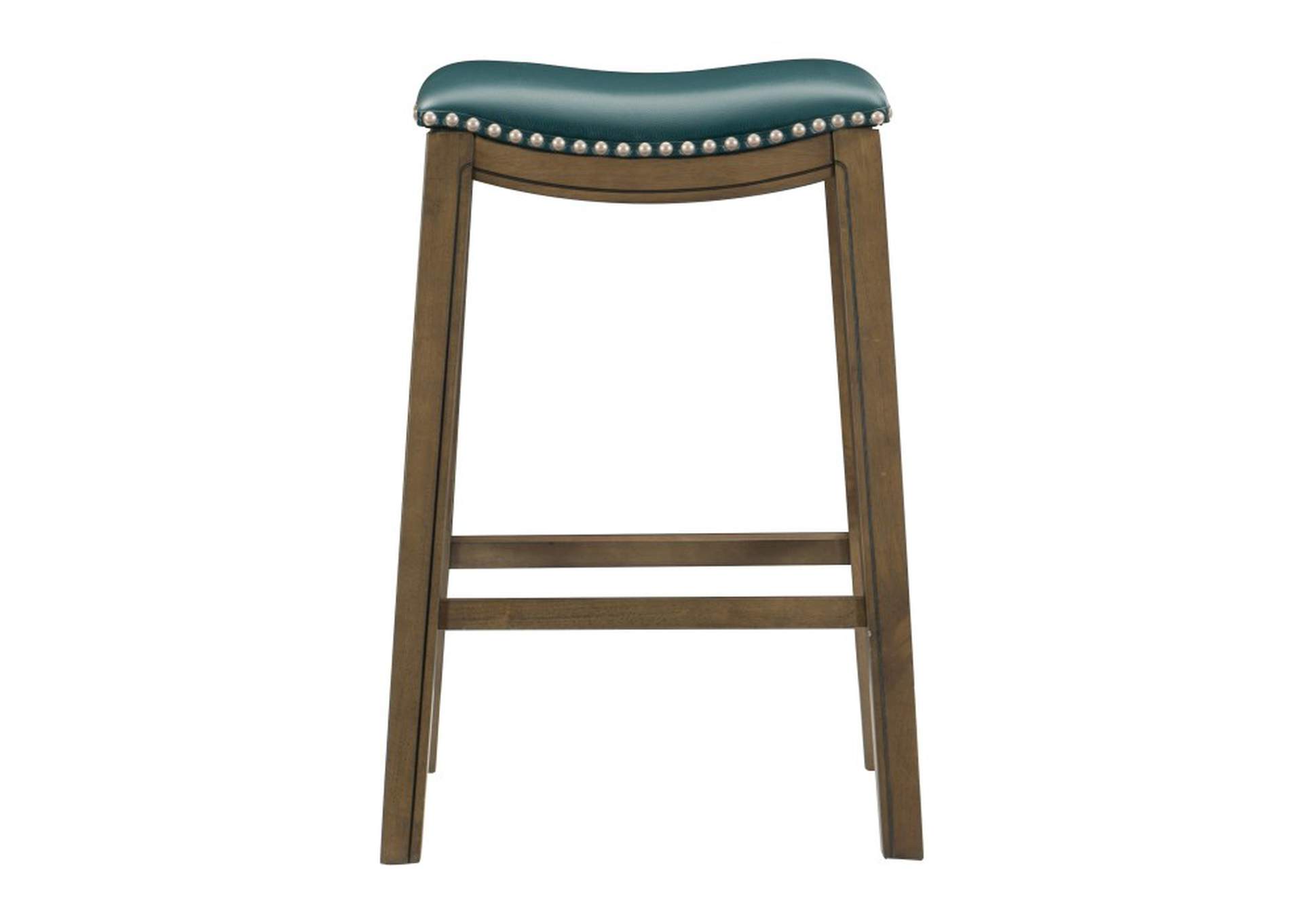 Ordway 29 Pub Height Stool, Green,Homelegance