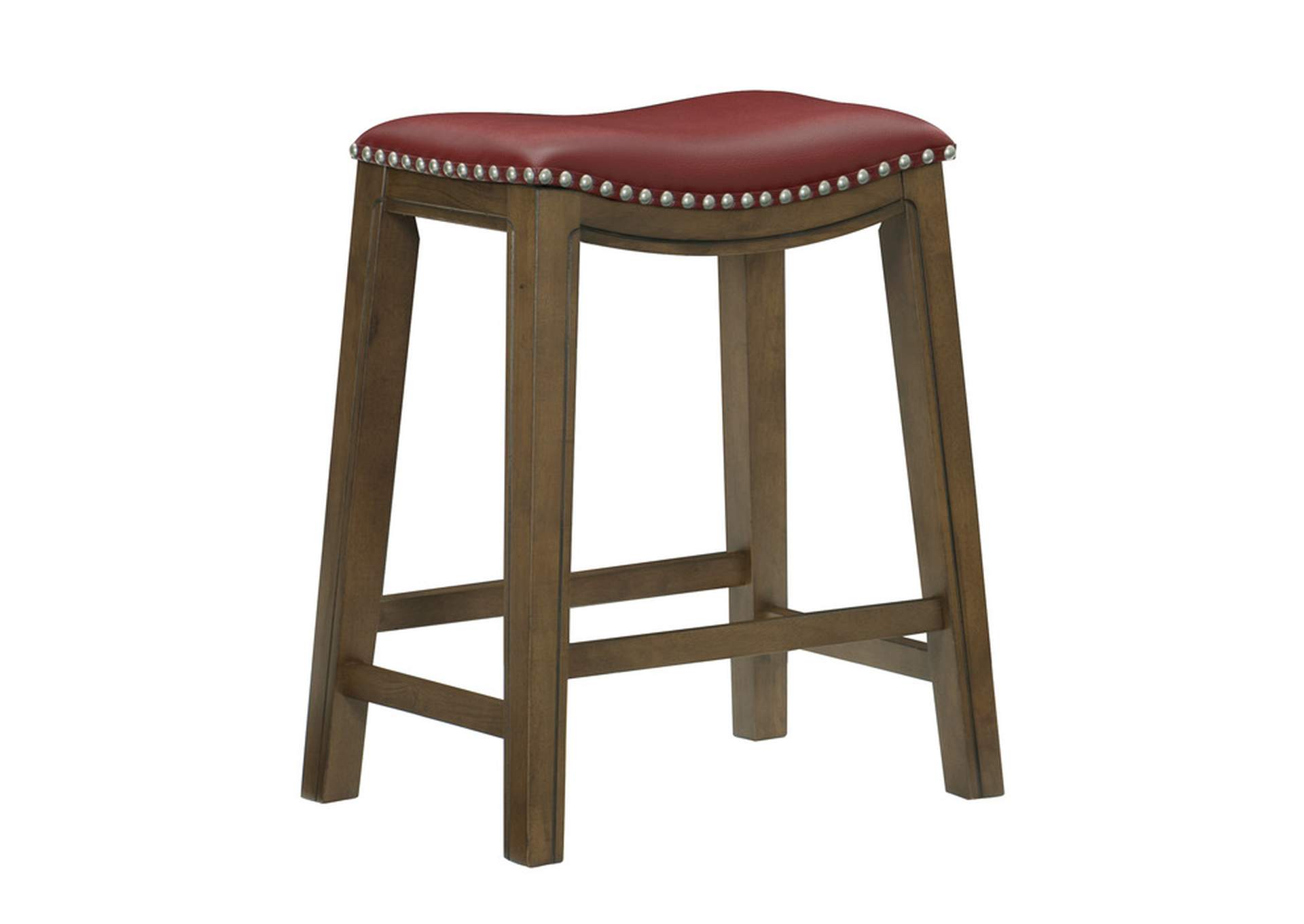 Ordway 24 Counter Height Stool, Red,Homelegance