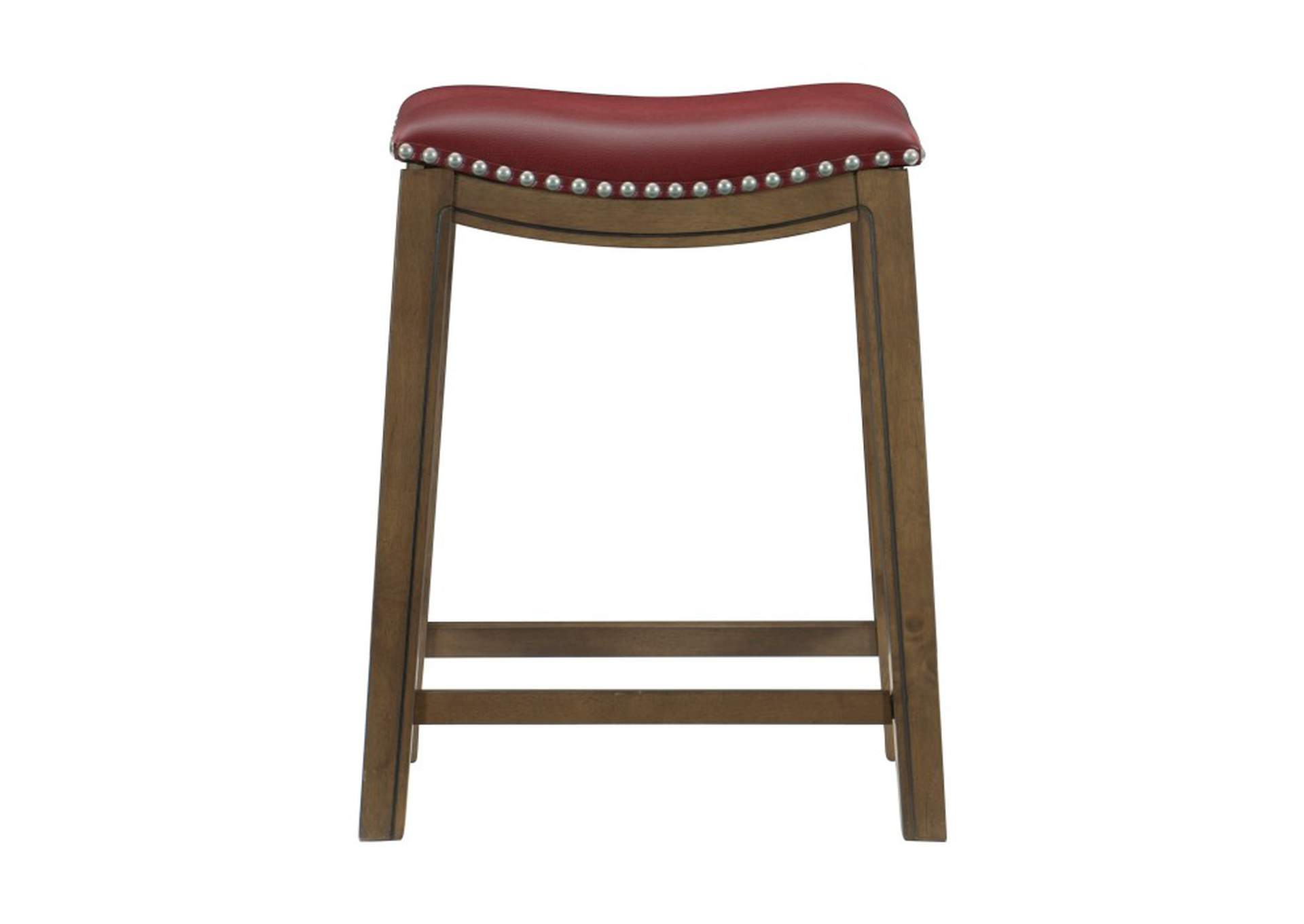 Ordway 24 Counter Height Stool, Red,Homelegance