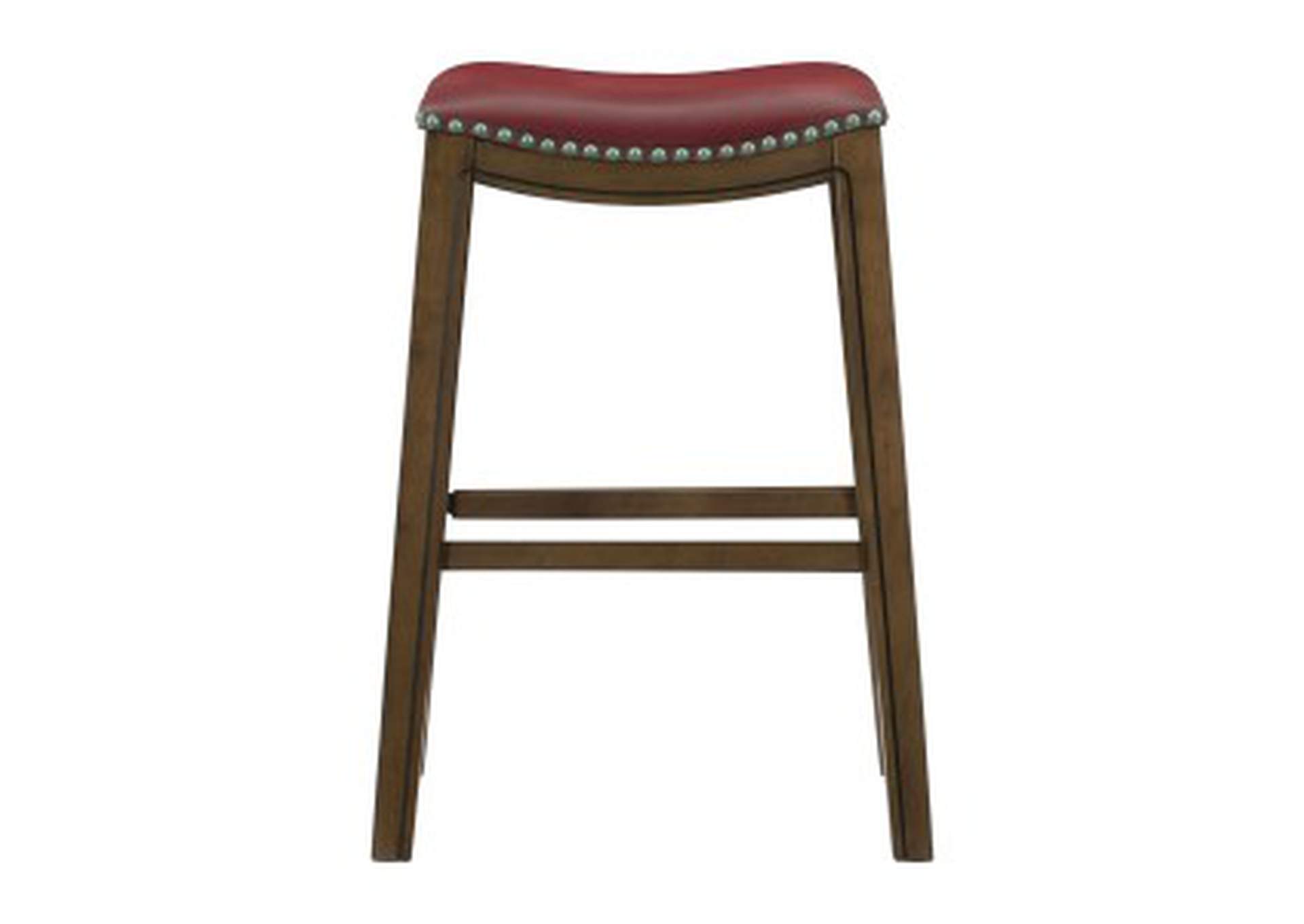 Counter & Bar Height Stools Red 29" Stool With Red Pu,Homelegance