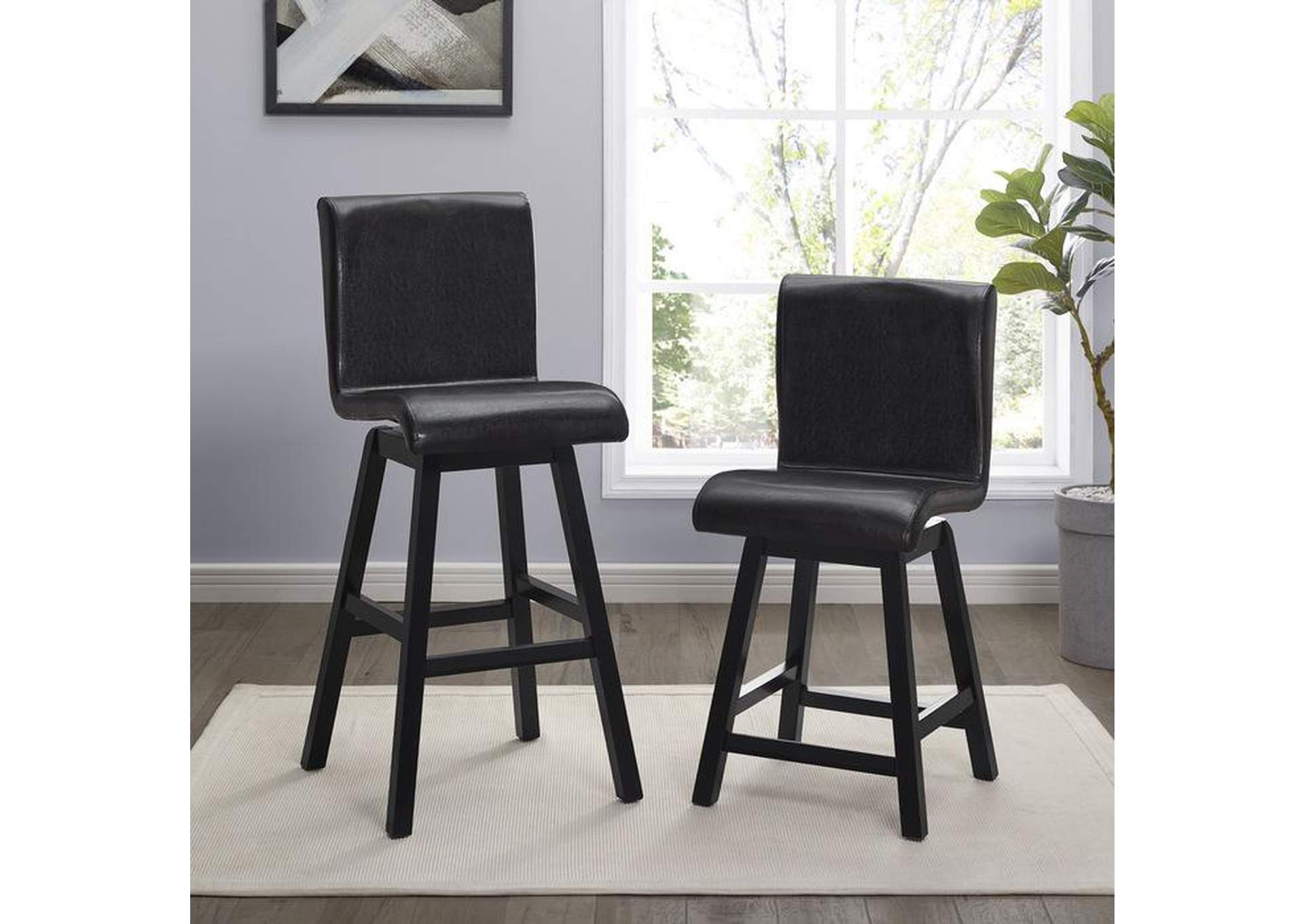 Hillshaw Swivel Pub Height Chair,Homelegance
