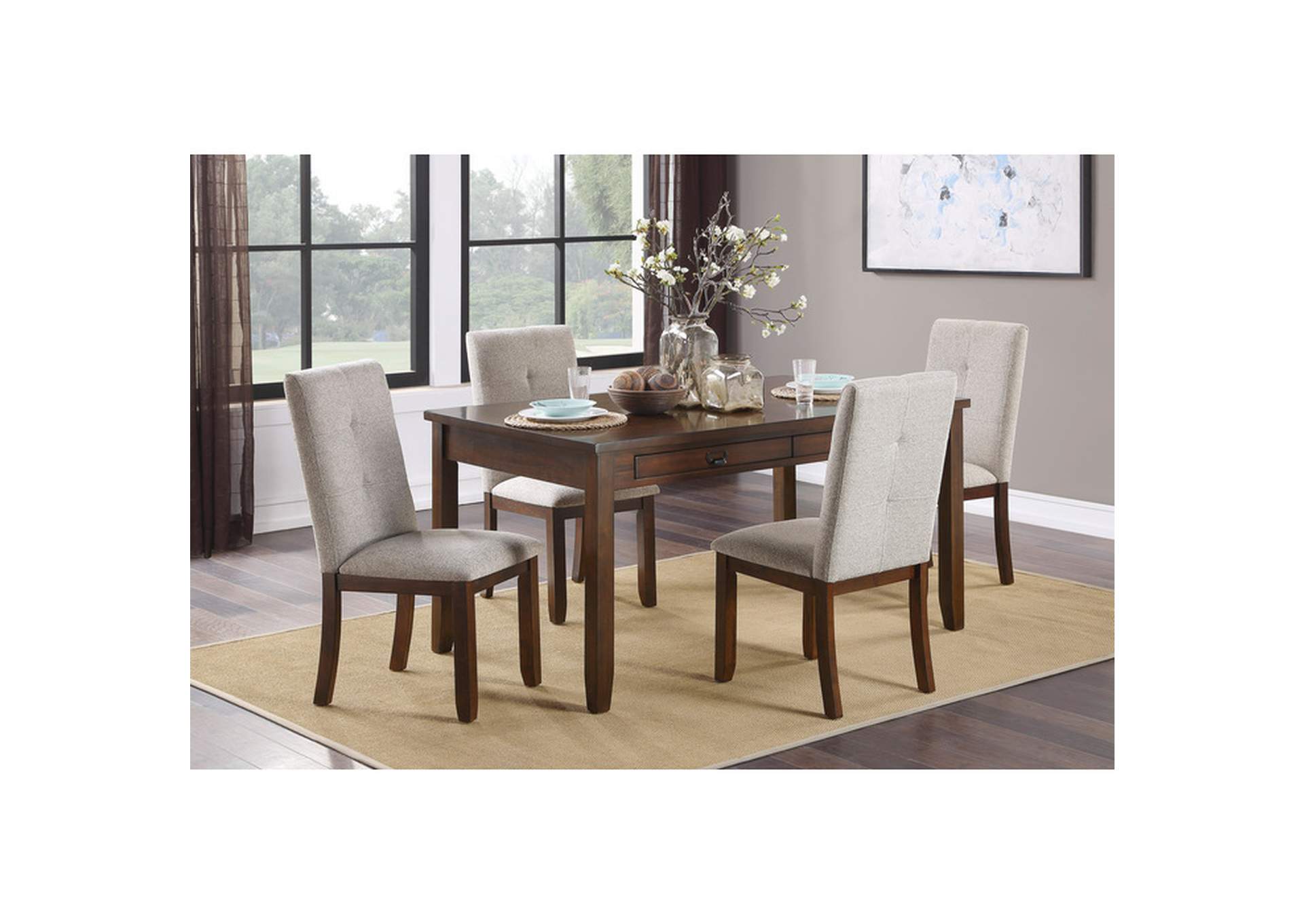 Binghampton Dining Table,Homelegance