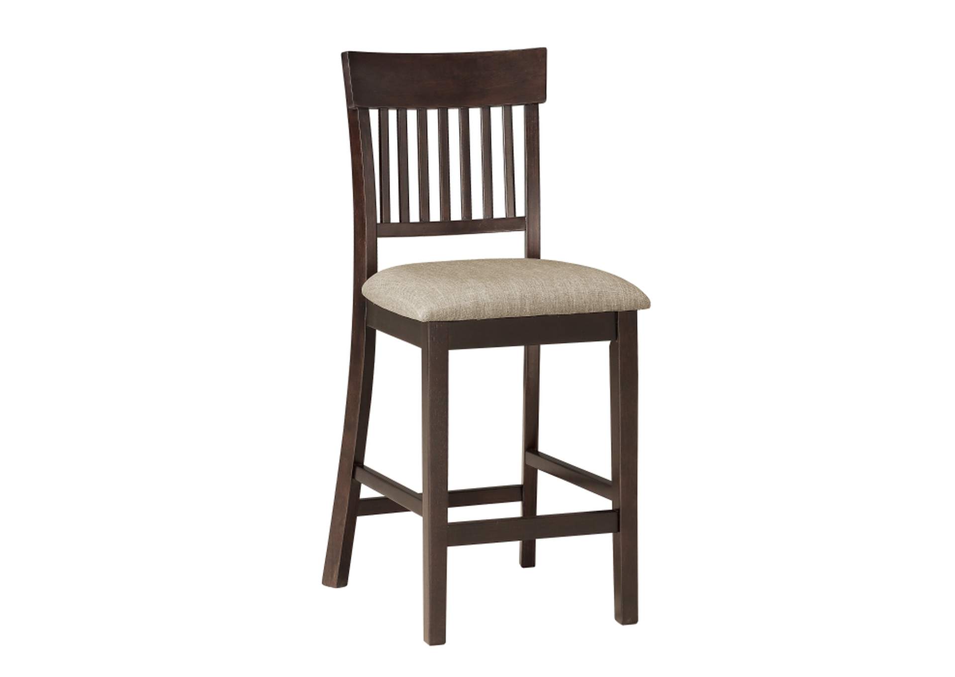 Balin Counter Height Chair, Slat Back,Homelegance