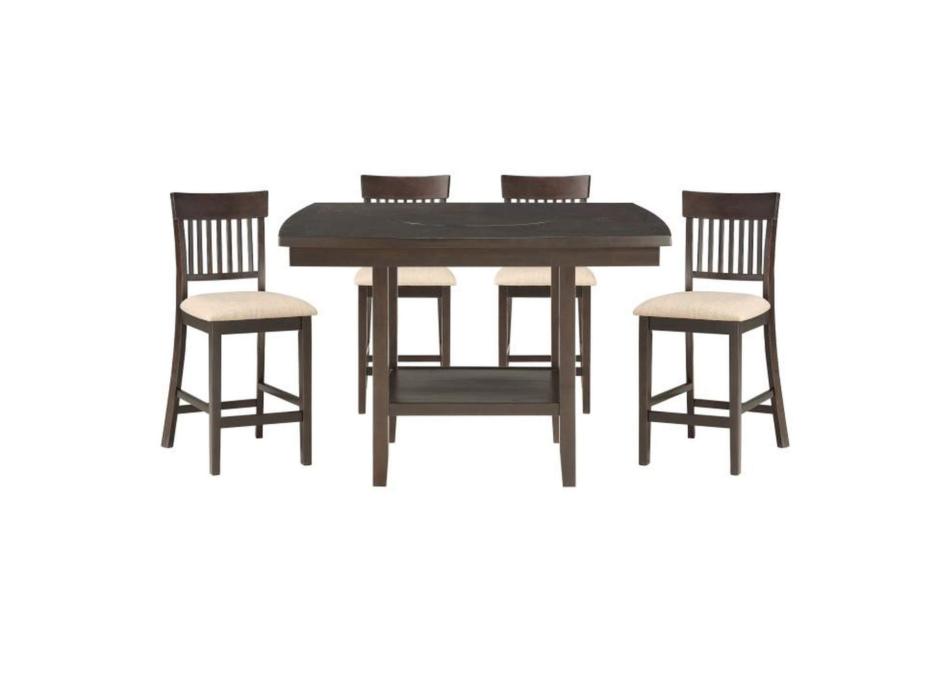 Balin 5 Piece Dining Set,Homelegance