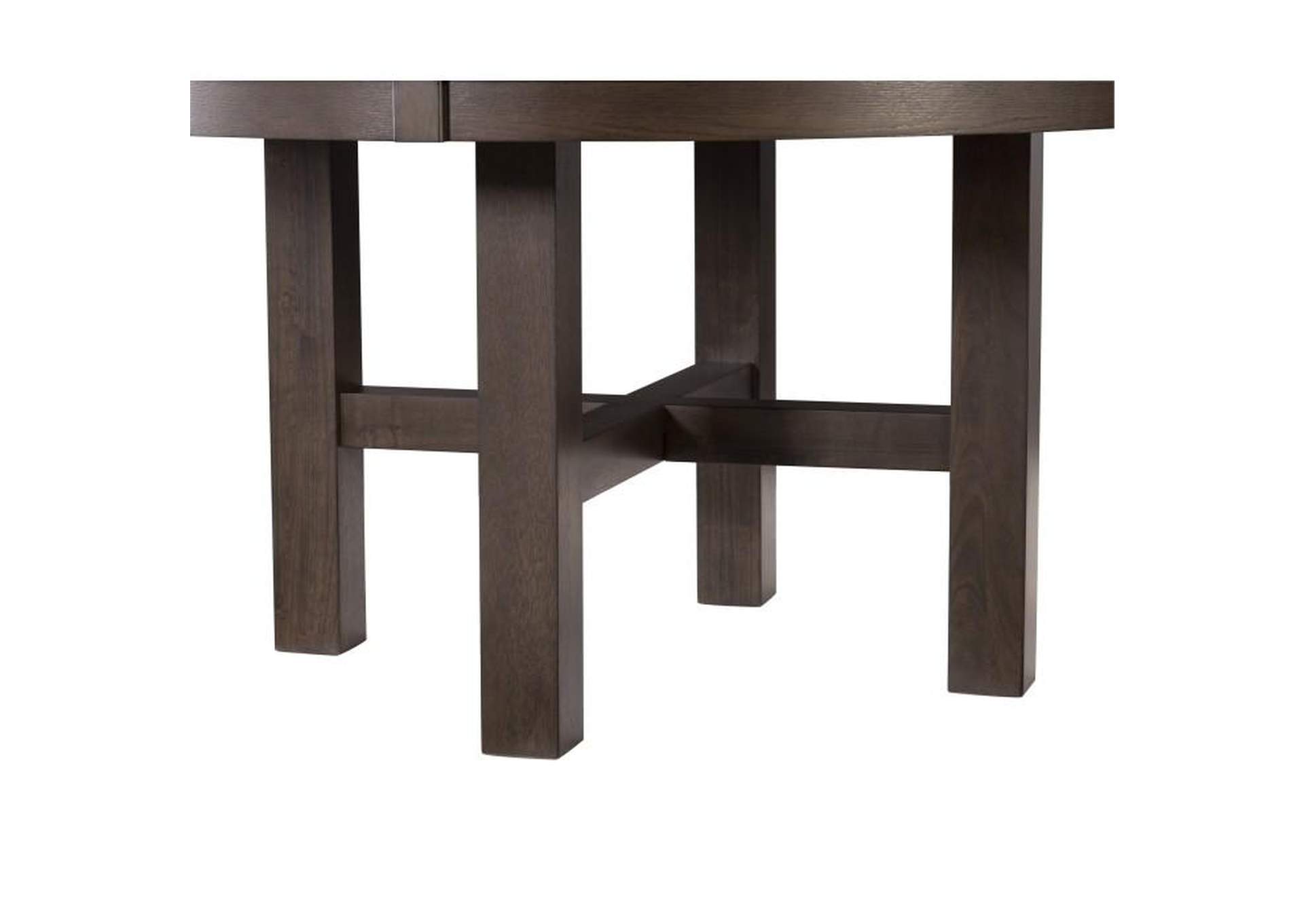 Josie Round Dining Table With Lazy Susan,Homelegance