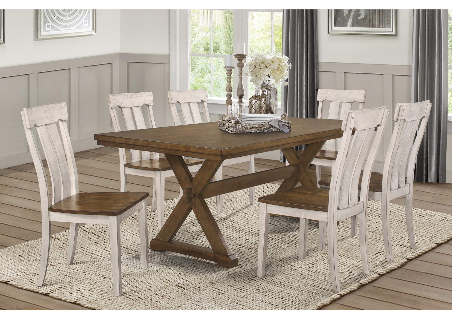 Brown Dining Table,Homelegance