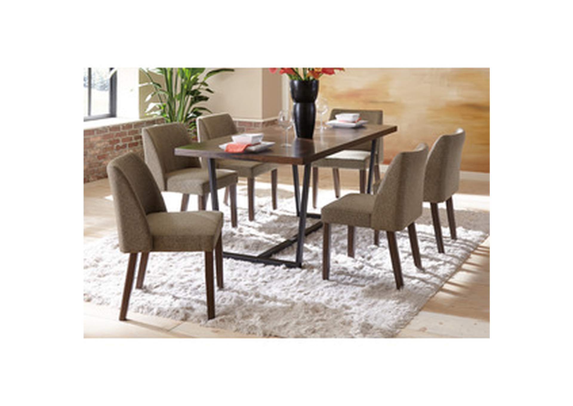 Leland Dining Table,Homelegance