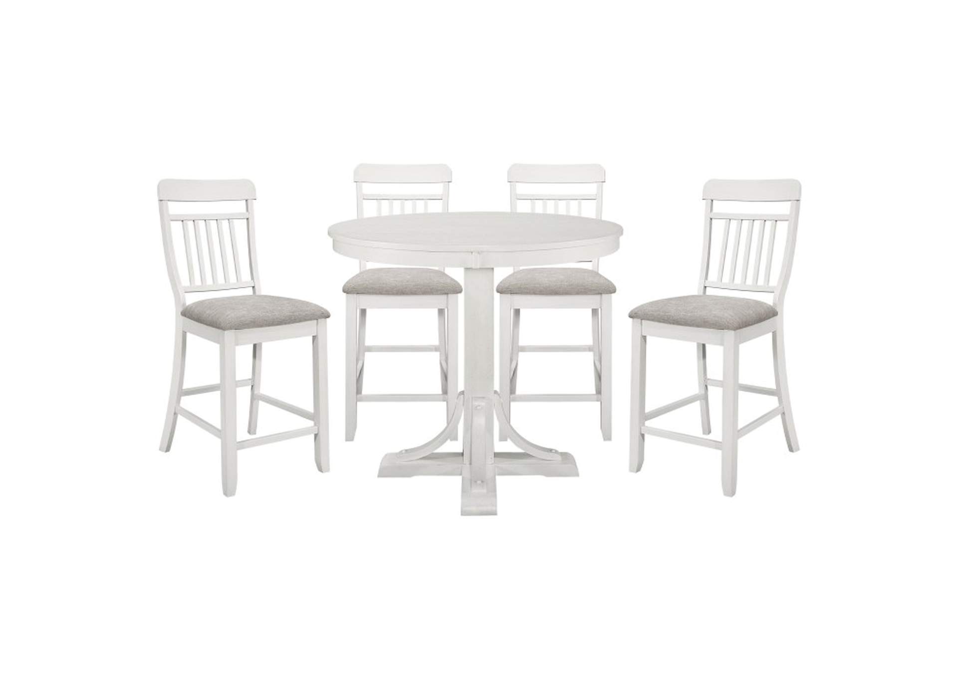 Samuel 5 Piece Dining Set (Tb+4S),Homelegance