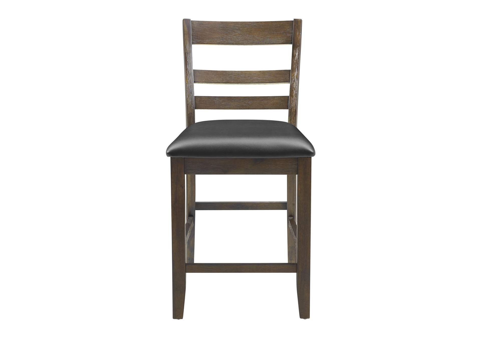 Pike Black Counter Height Chair [Set Of 2],Homelegance