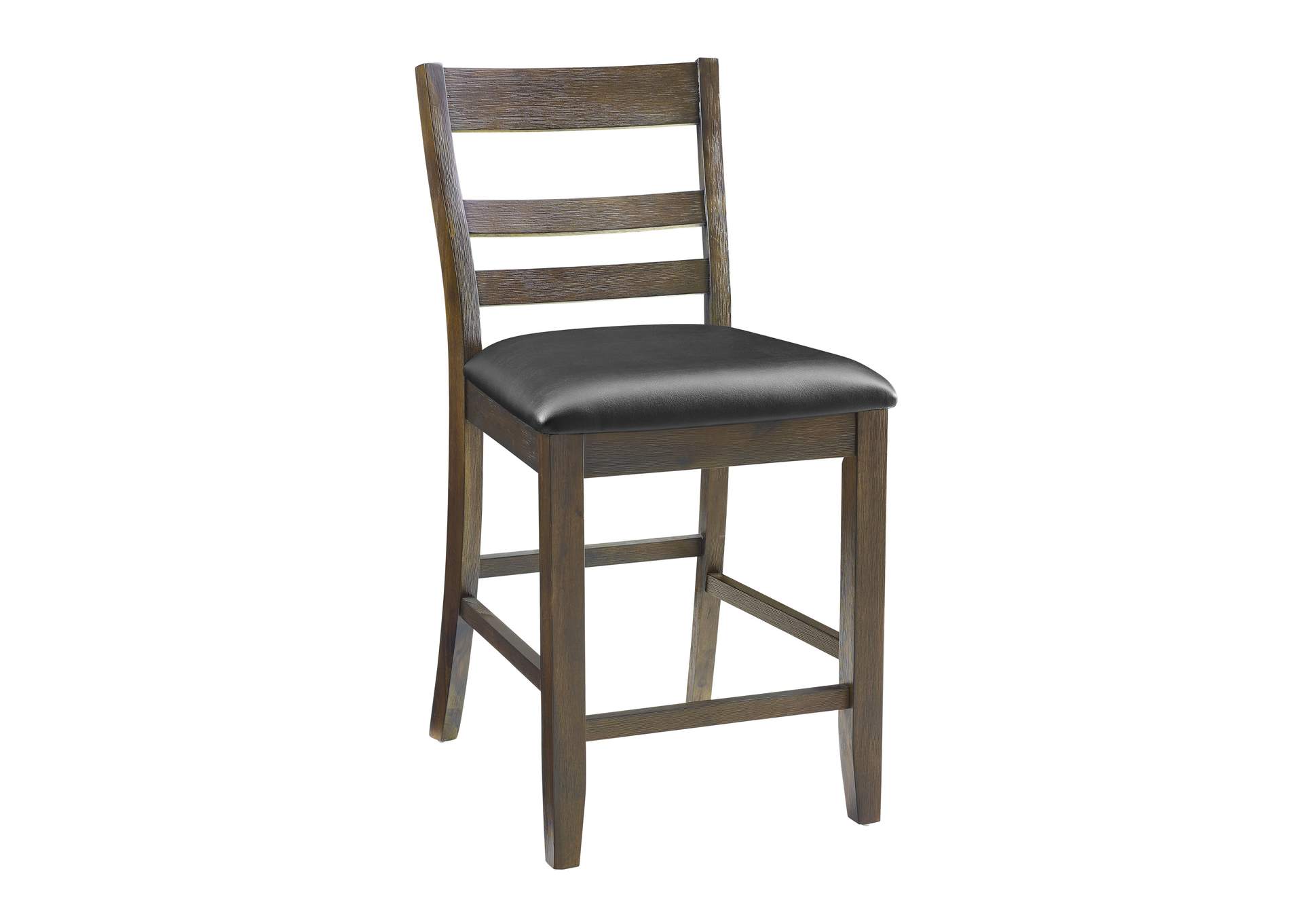 Pike Black Counter Height Chair [Set Of 2],Homelegance