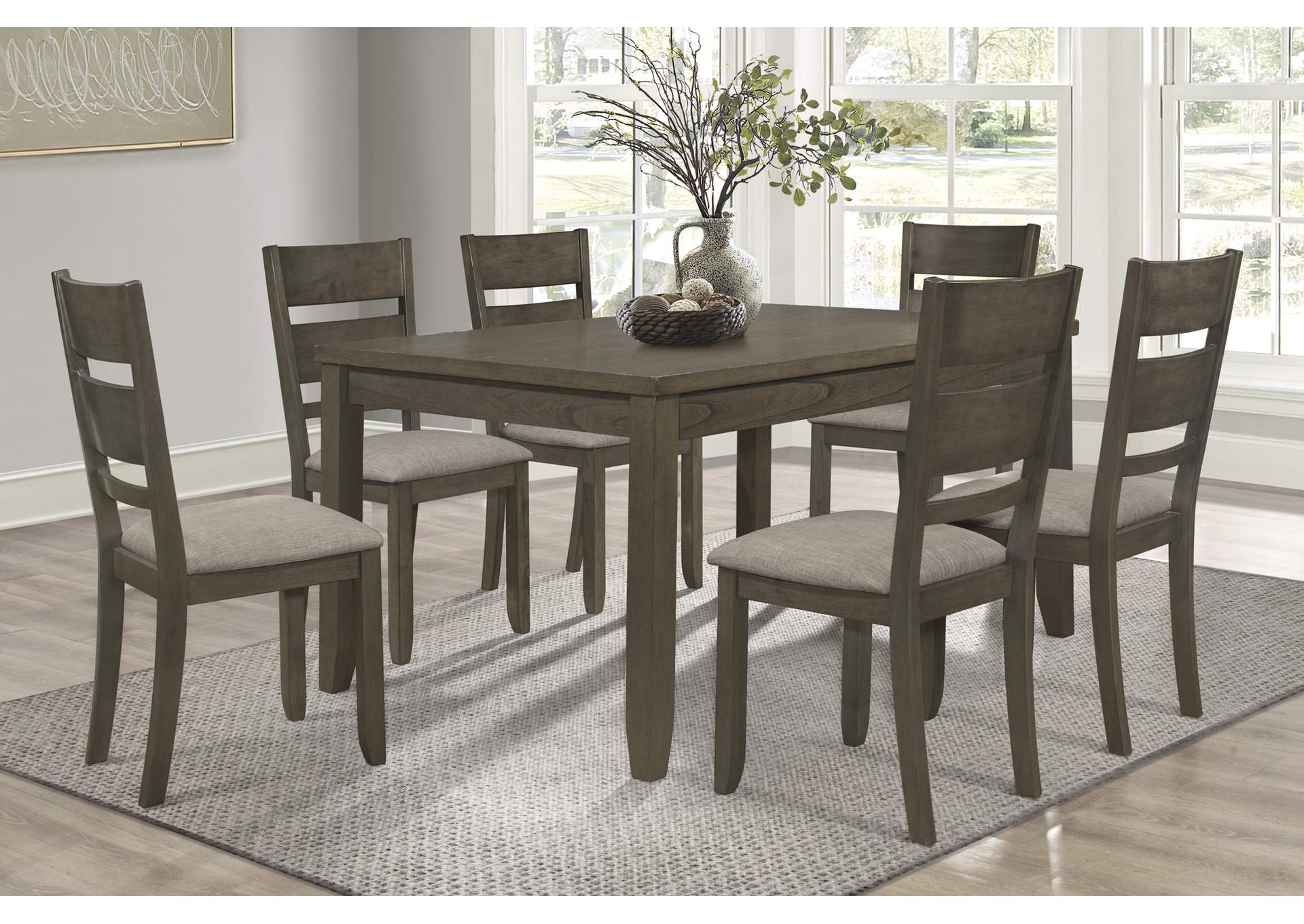 Gray Dining Table,Homelegance