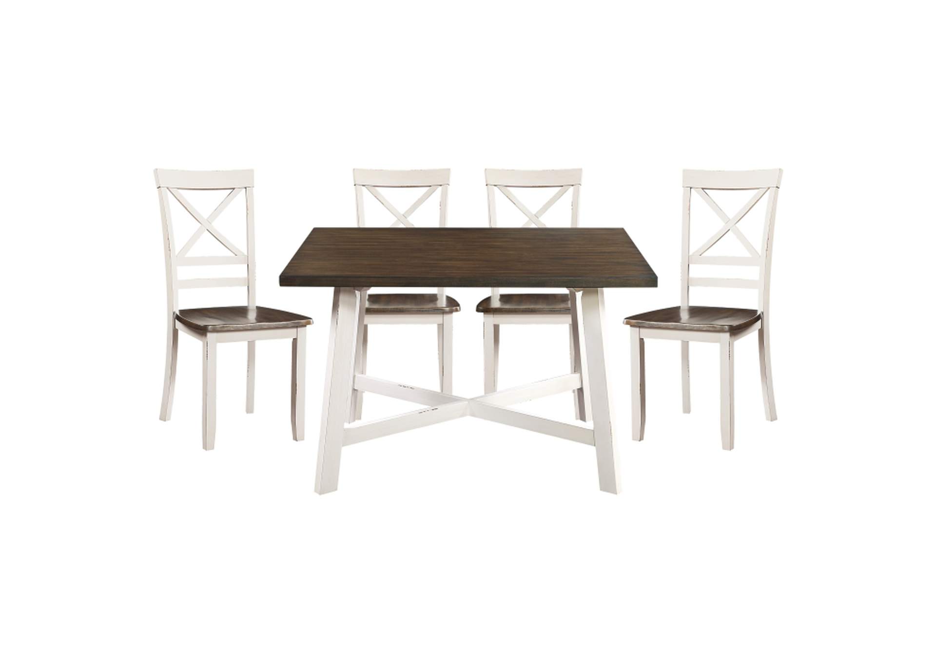 Troy 5 Piece Dinette Set,Homelegance