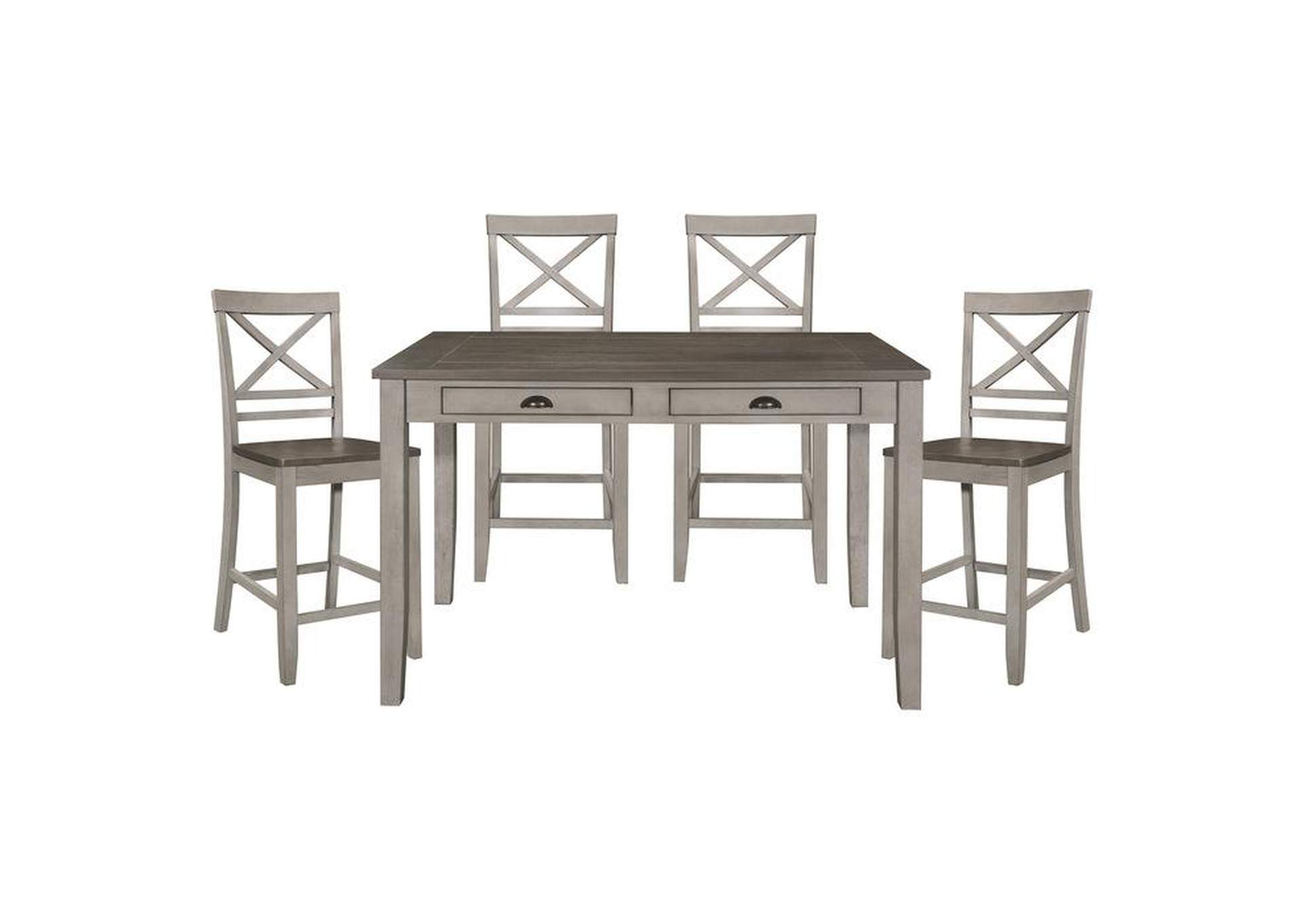 Brightleaf 5 Piece Dining Set,Homelegance