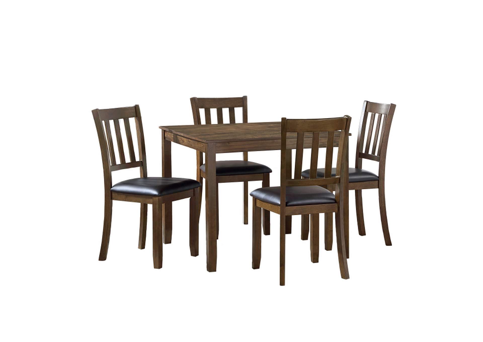 Faust 5 Piece Dinette Set,Homelegance