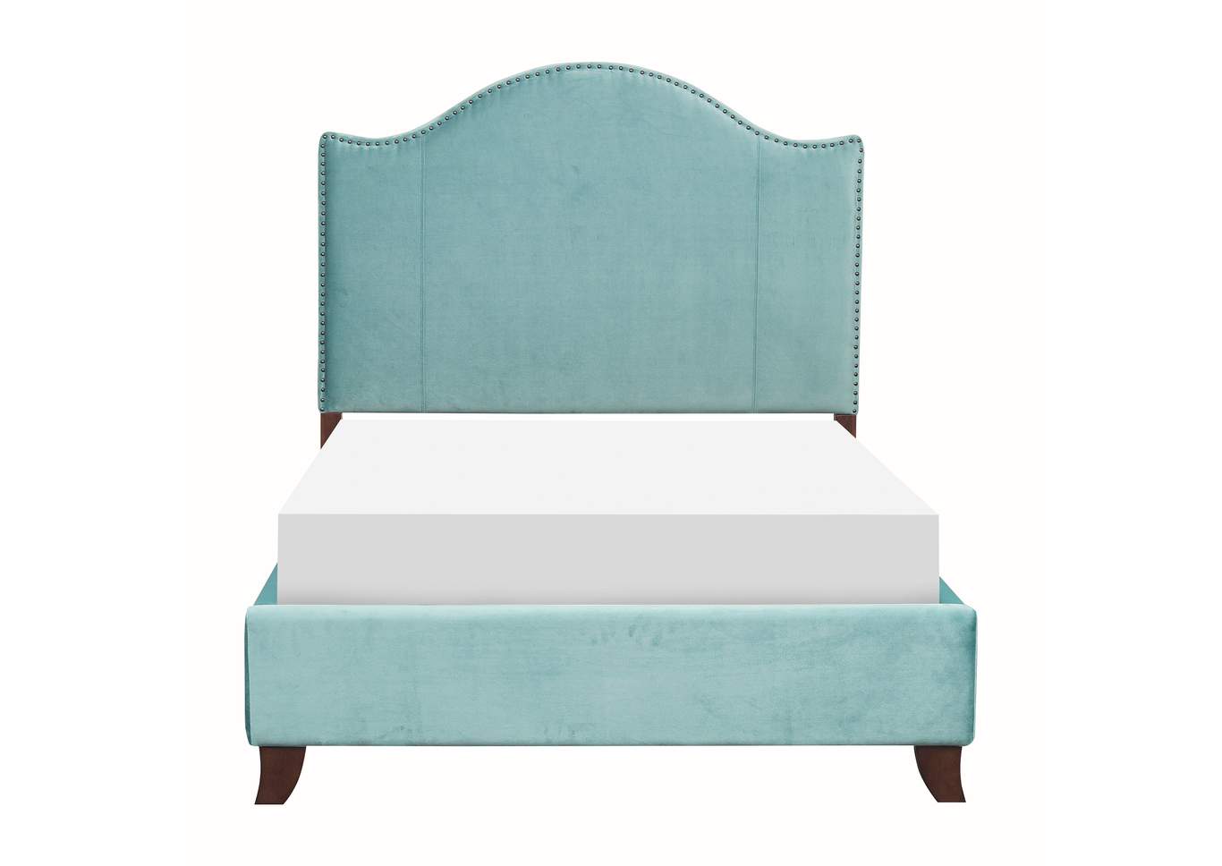 Carlow Teal California King Bed,Homelegance