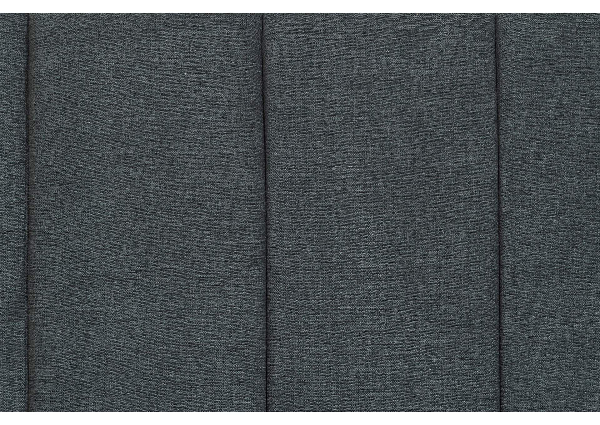 Gray Eastern King Platform Bed with Storage Footboard,Homelegance