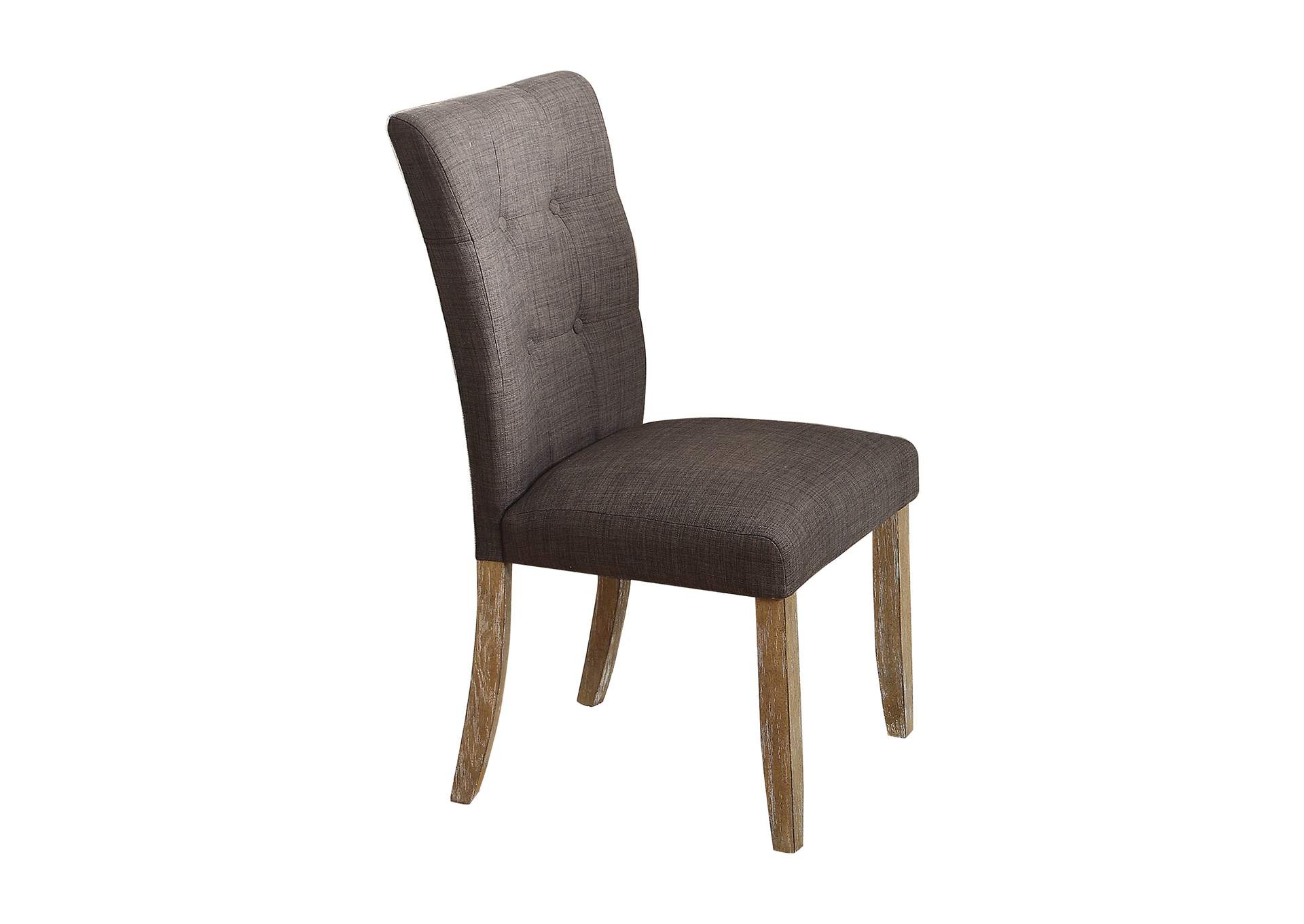 Gray Side Chair [Set of 2],Homelegance