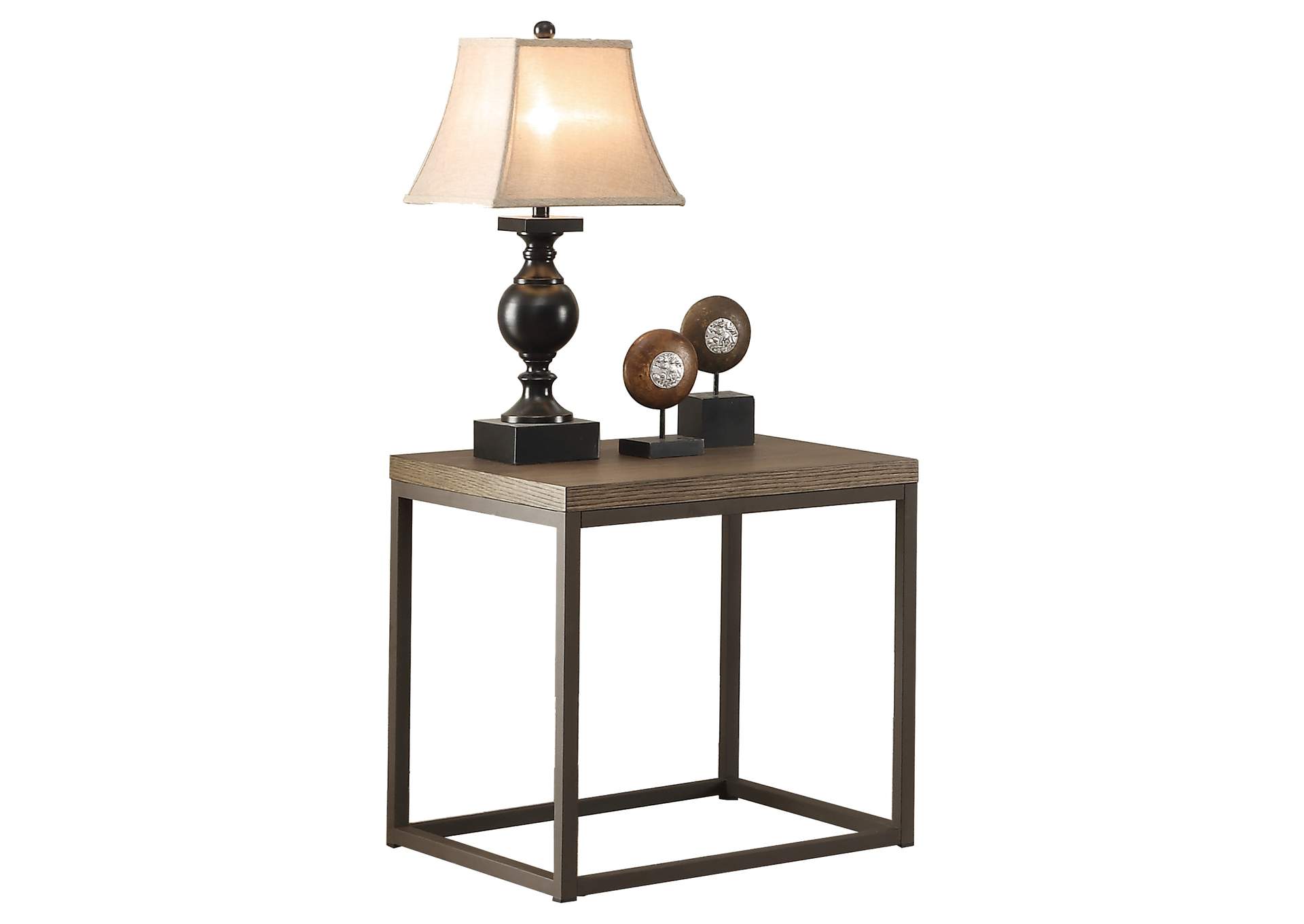 Brown End Table,Homelegance