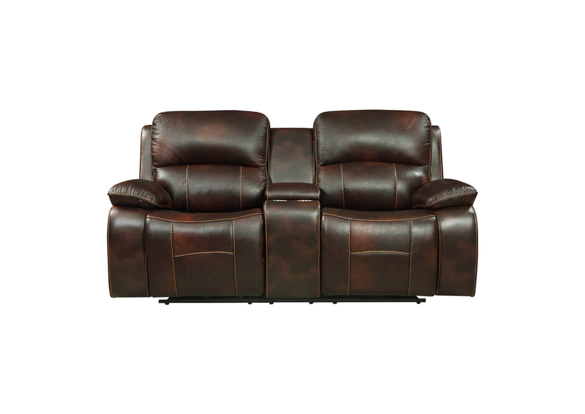 Mahala Power Double Reclining Love Seat With Center Console And Usb Ports,Homelegance