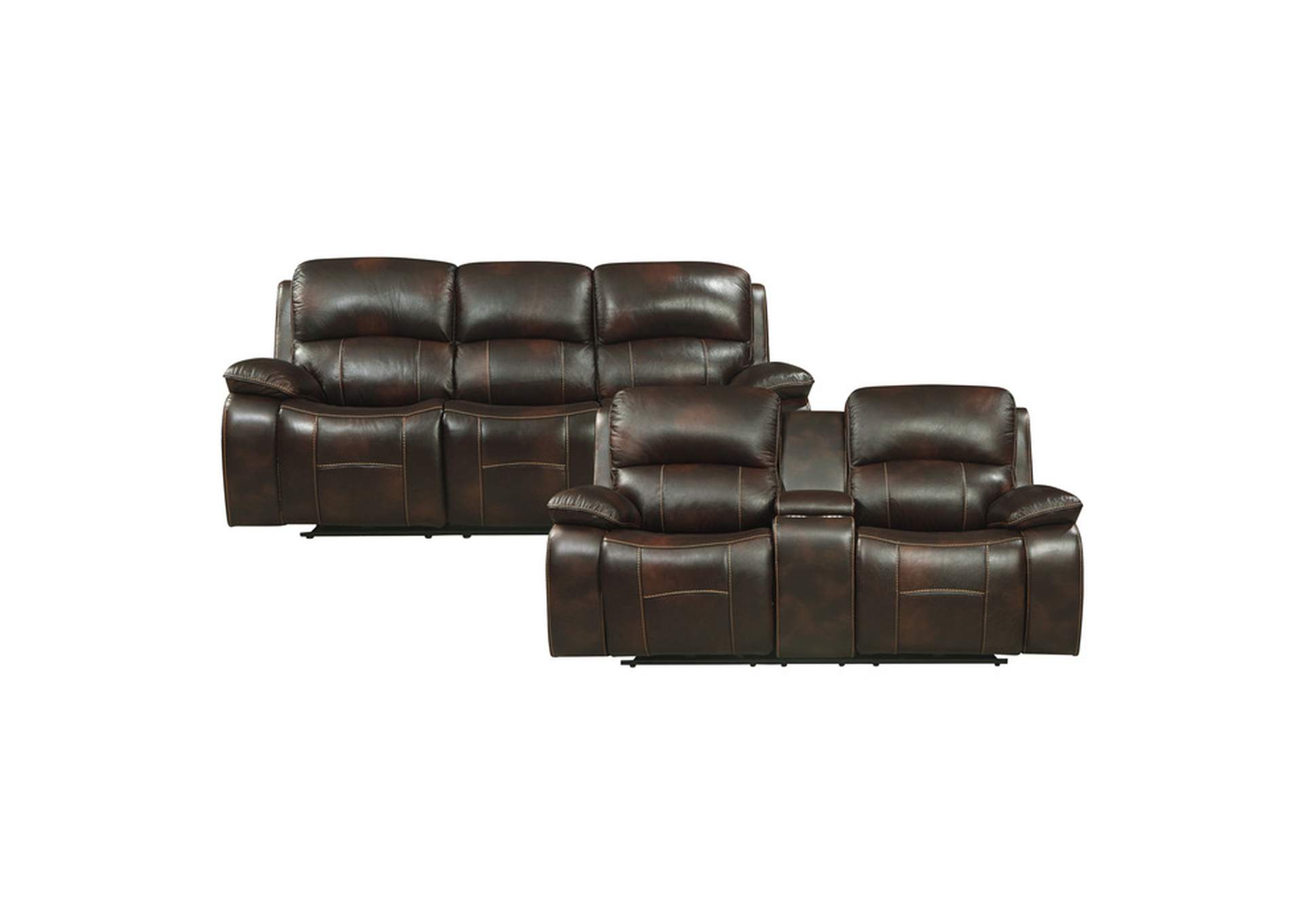 Mahala 2 Piece Set: Sofa, Love,Homelegance